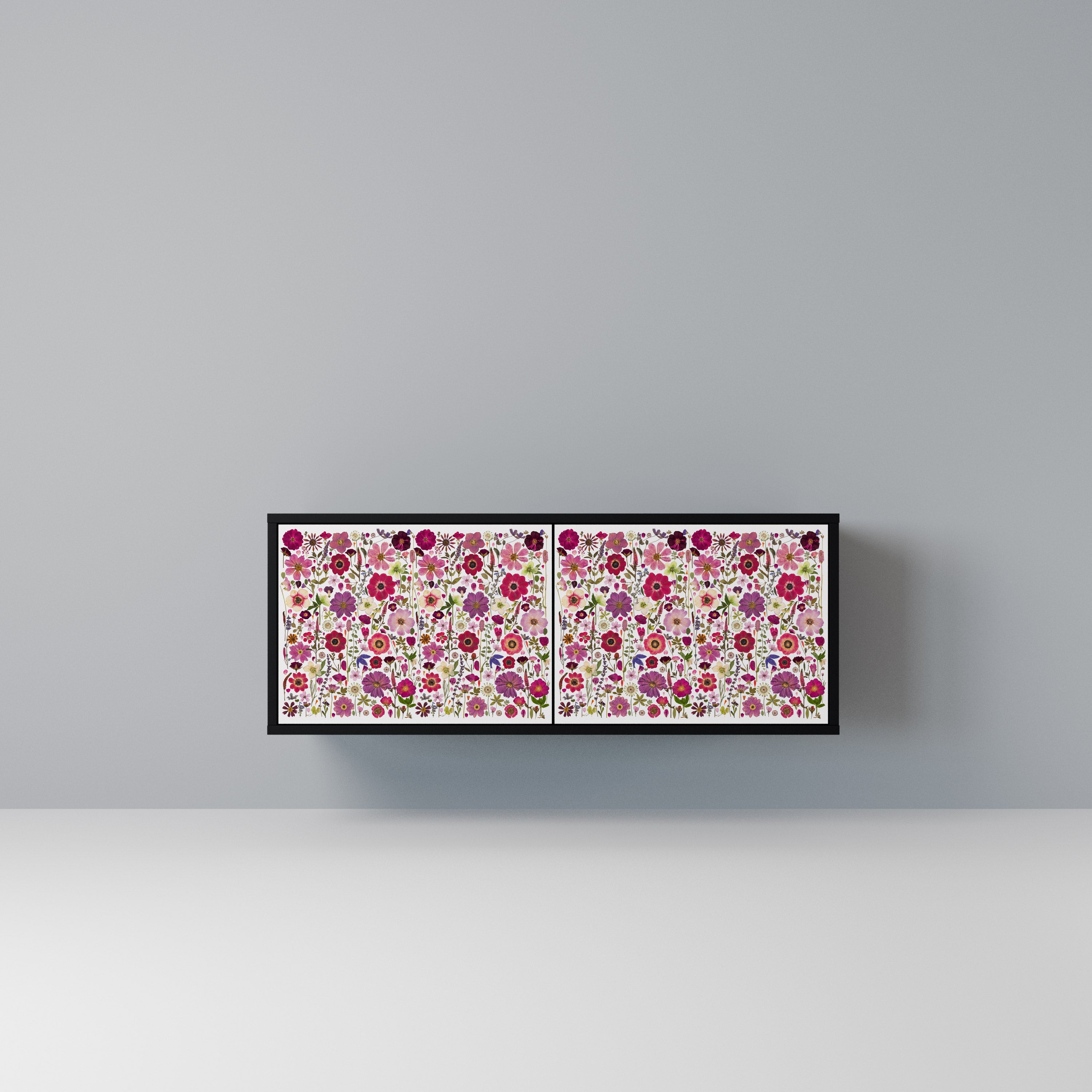 PETAL GARDEN Kompaktowa szafka RTV 2-drzwiowa