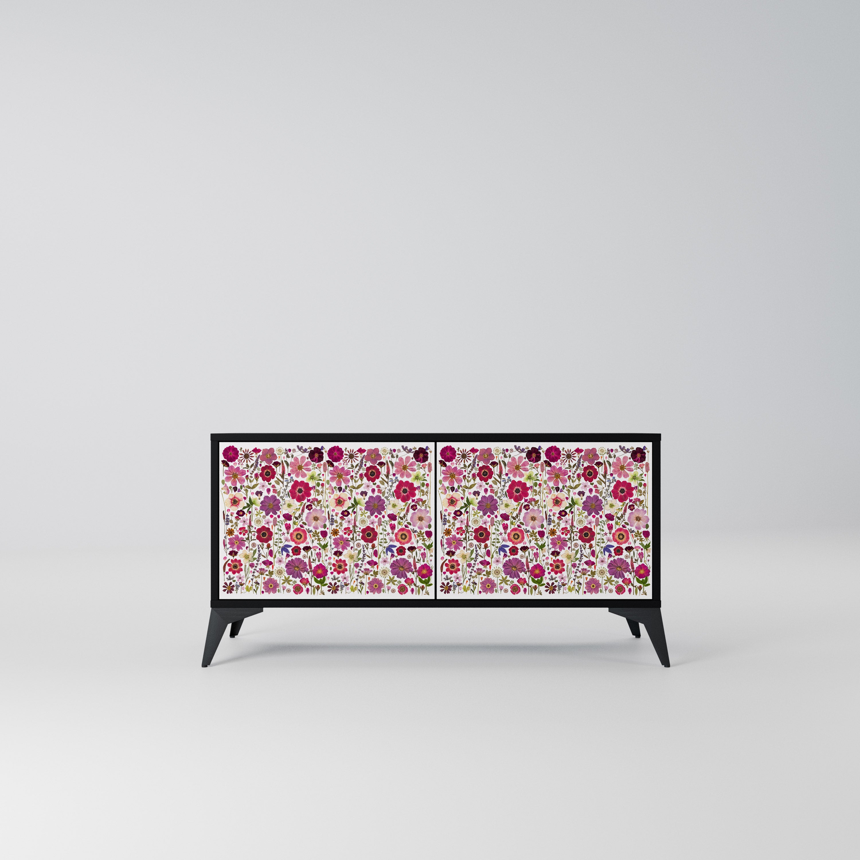 PETAL GARDEN Kompaktowa szafka RTV 2-drzwiowa