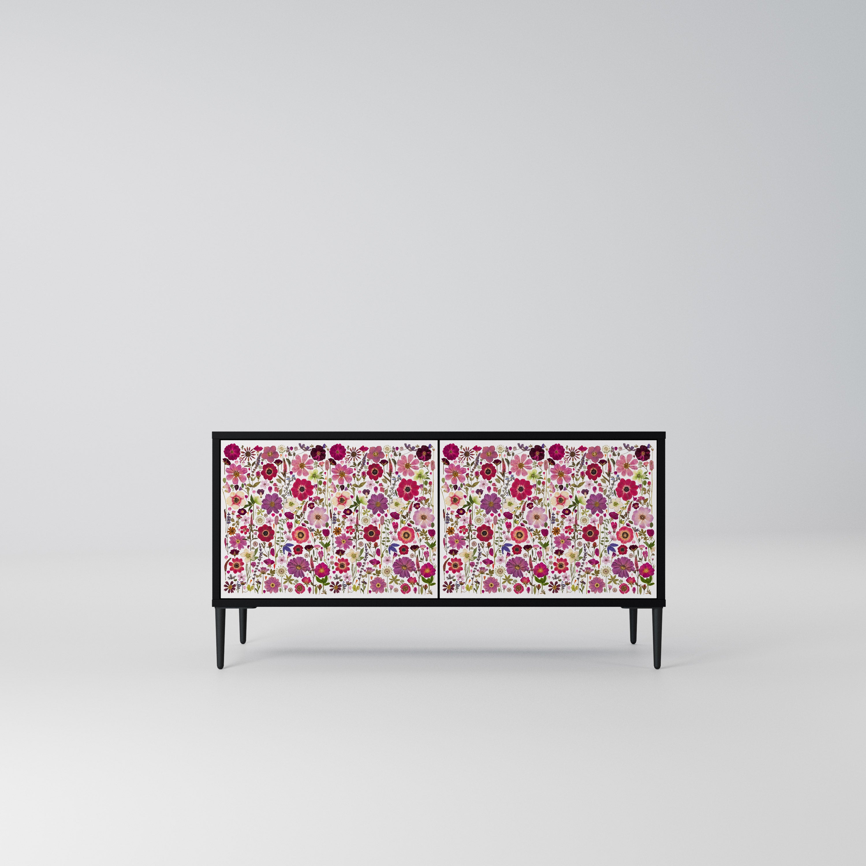 PETAL GARDEN Kompaktowa szafka RTV 2-drzwiowa