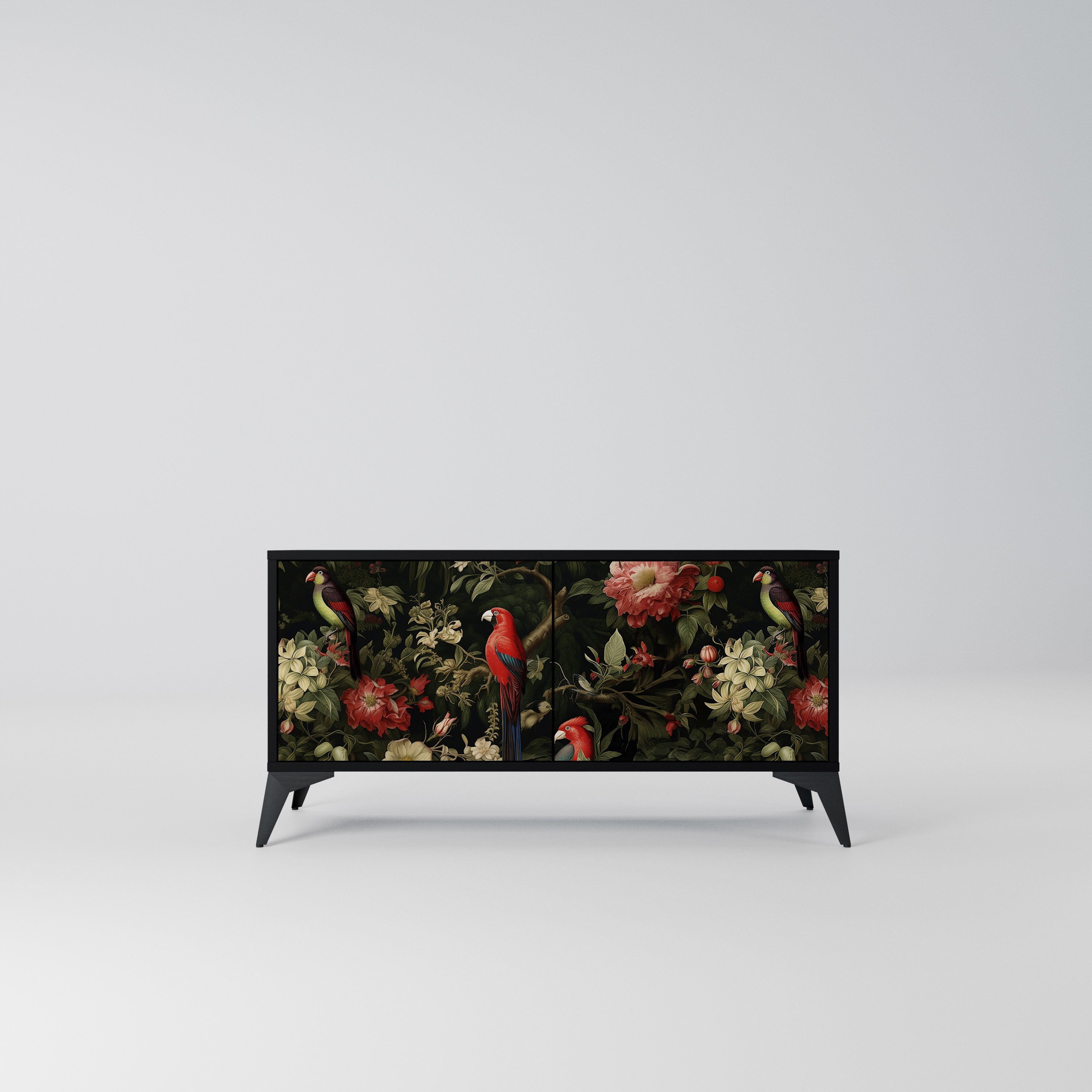 FLORAL FANTASIA Kompaktowa szafka RTV 2-drzwiowa