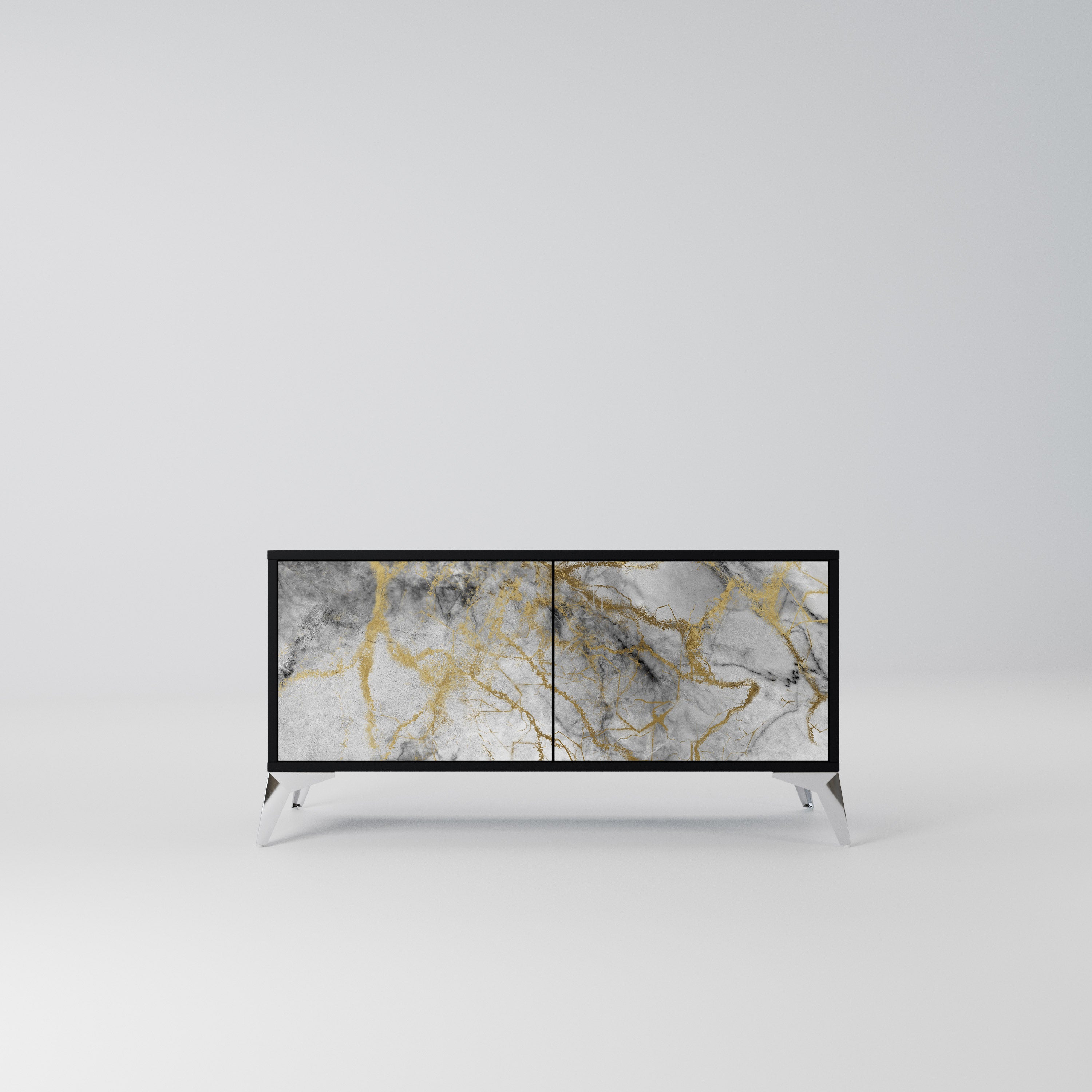 TIMELESS GLIDE Kompaktowa szafka RTV 2-drzwiowa