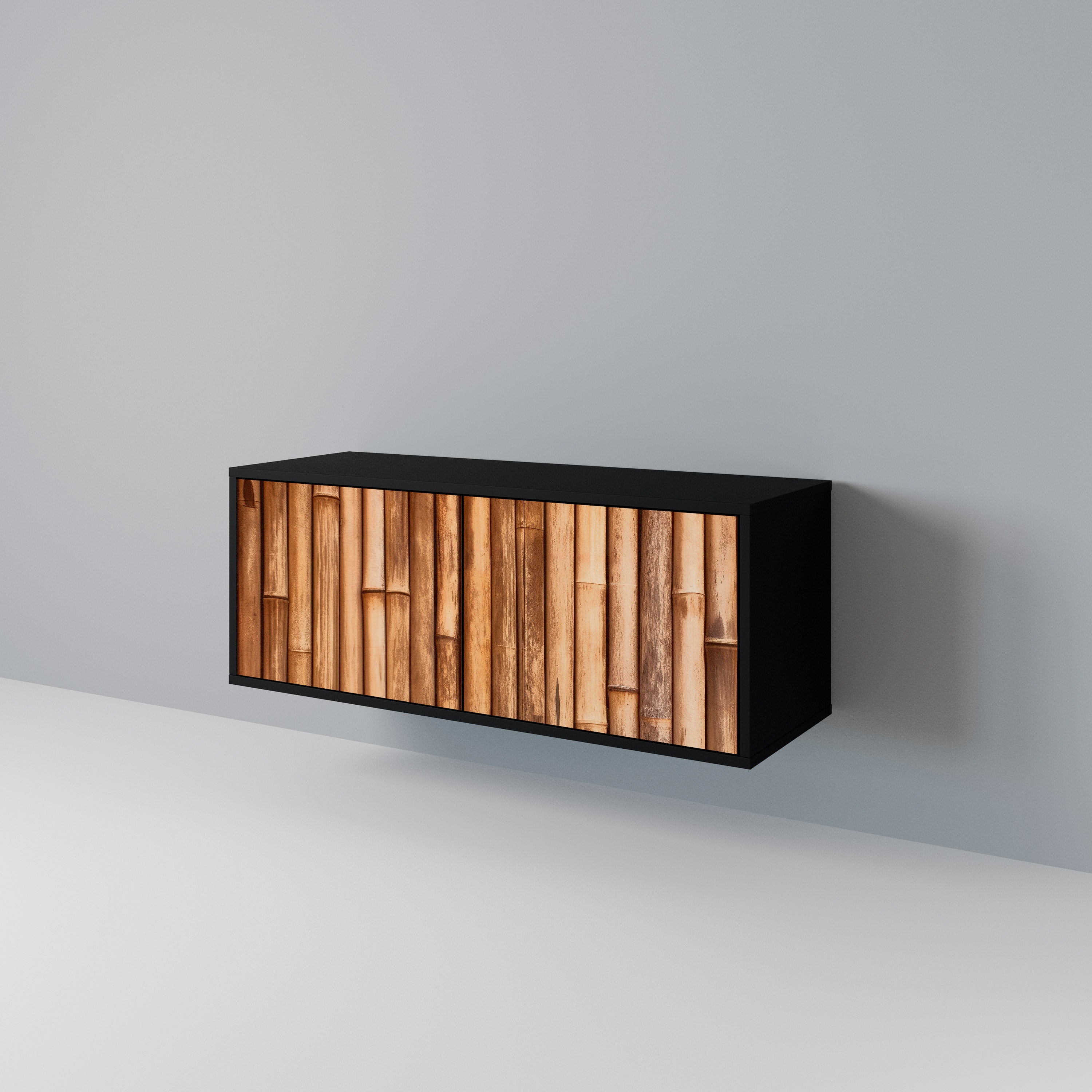 NATURAL WOOD Kompaktowa szafka RTV 2-drzwiowa