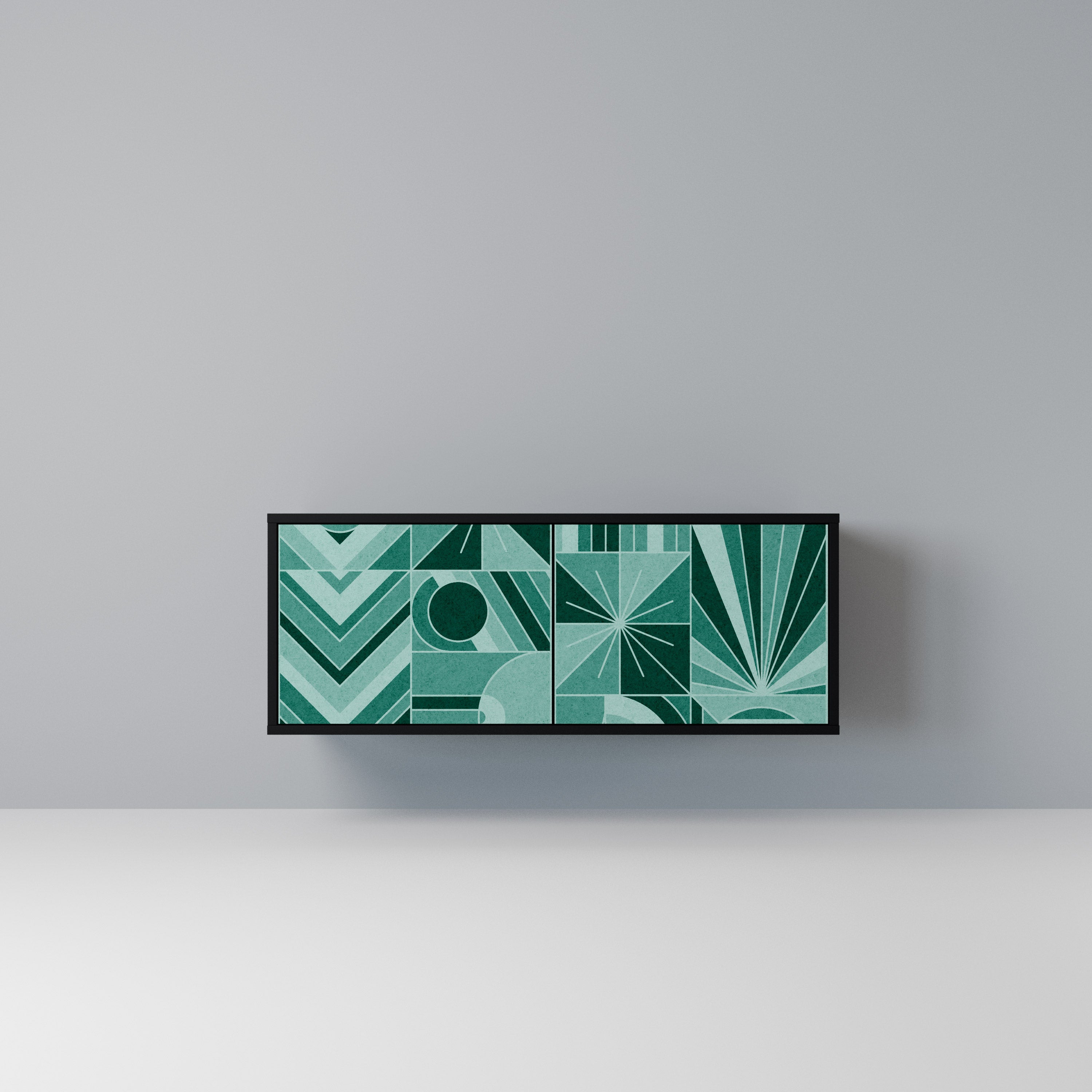HARMONIC GRID Kompaktowa szafka RTV 2-drzwiowa