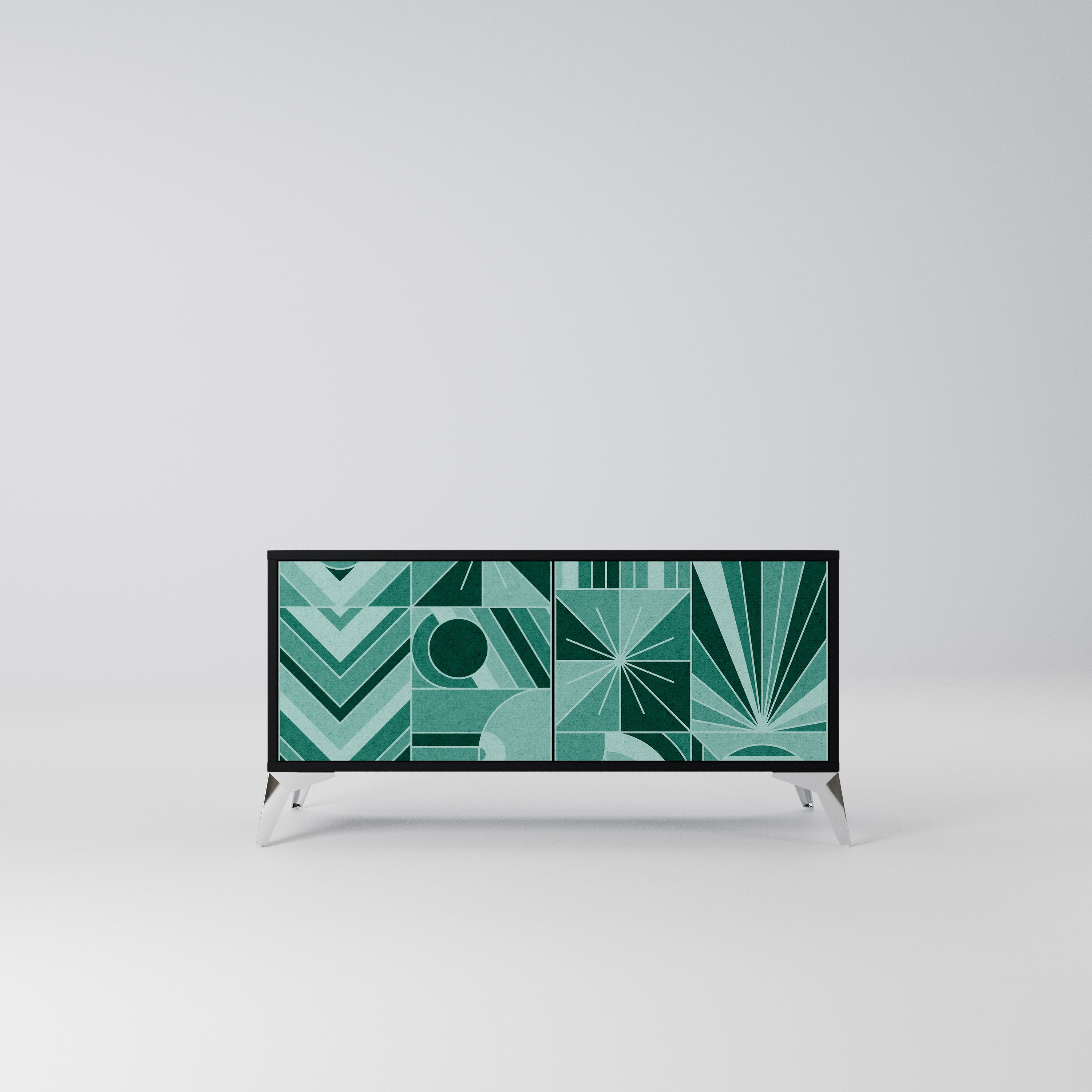HARMONIC GRID Kompaktowa szafka RTV 2-drzwiowa