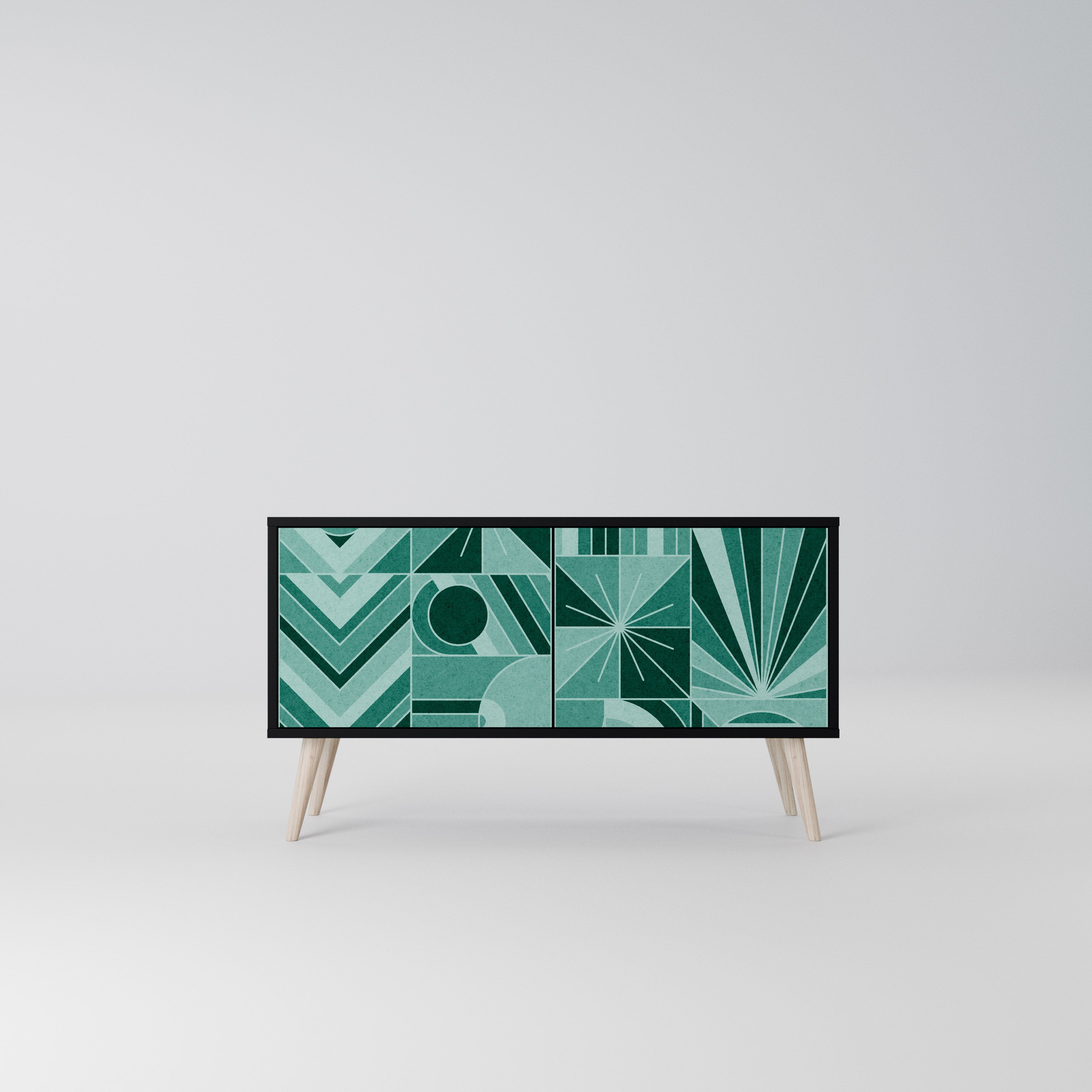 HARMONIC GRID Kompaktowa szafka RTV 2-drzwiowa