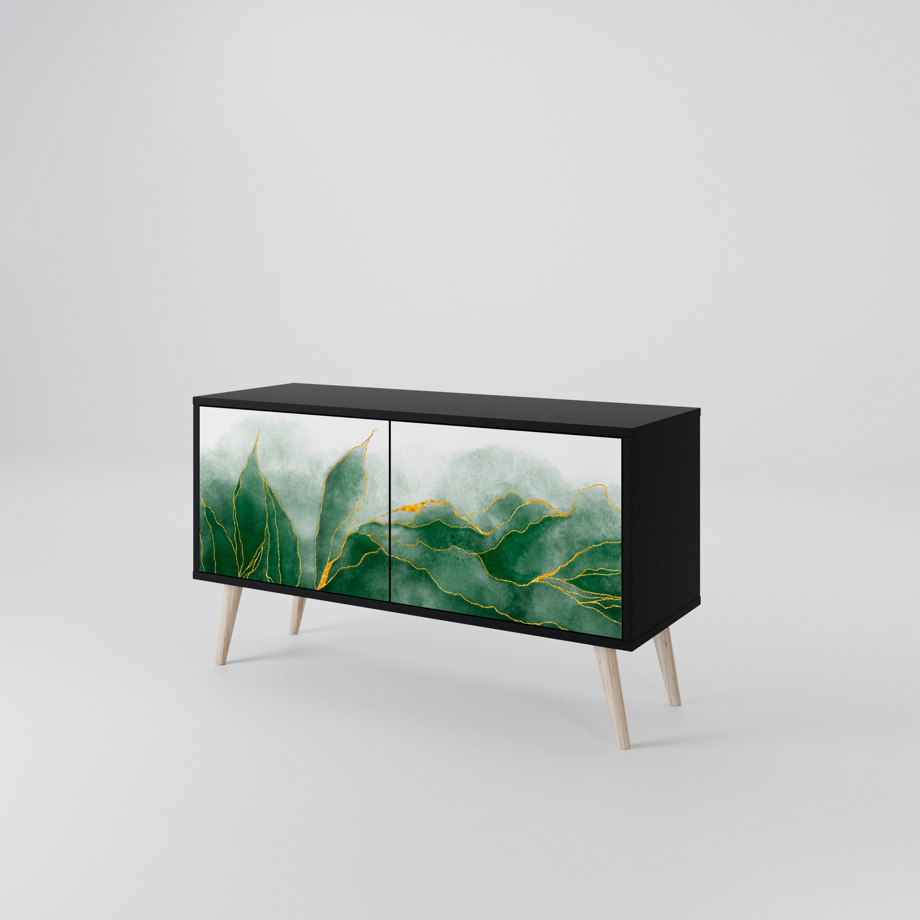 EXPENSIVE NATURE Kompaktowa szafka RTV 2-drzwiowa