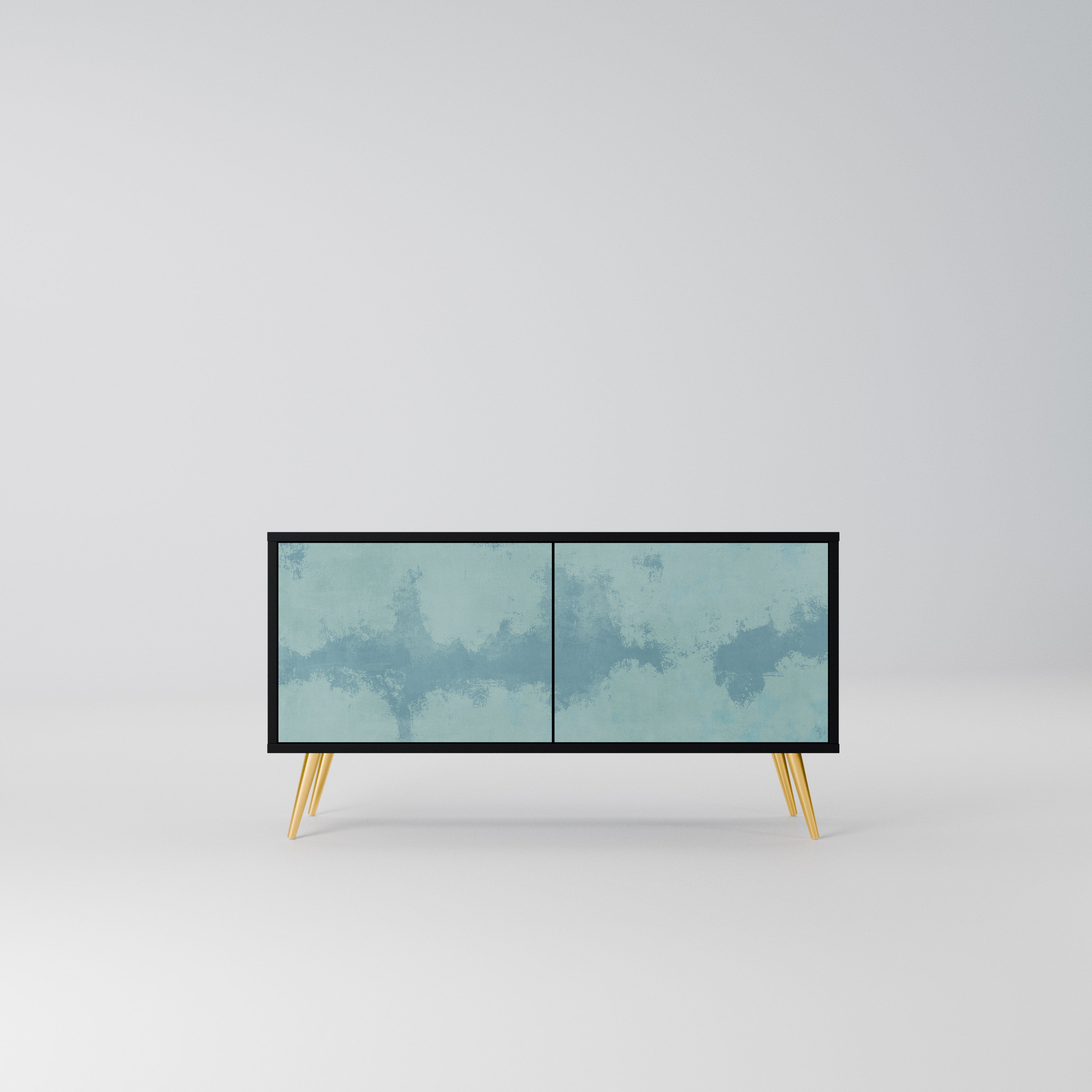 SKY WASH Kompaktowa szafka RTV 2-drzwiowa
