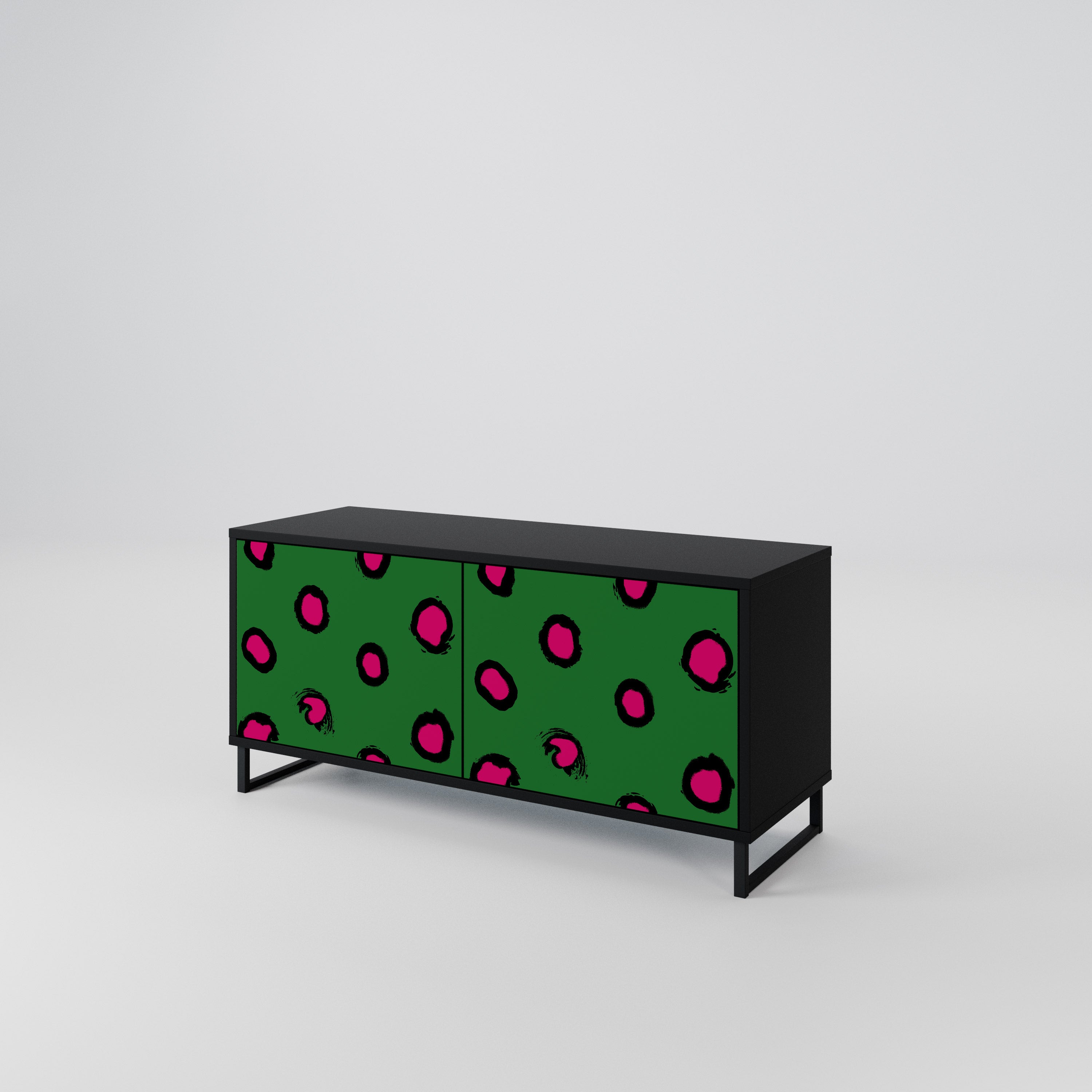 FUNKY SPOTS Kompaktowa szafka RTV 2-drzwiowa