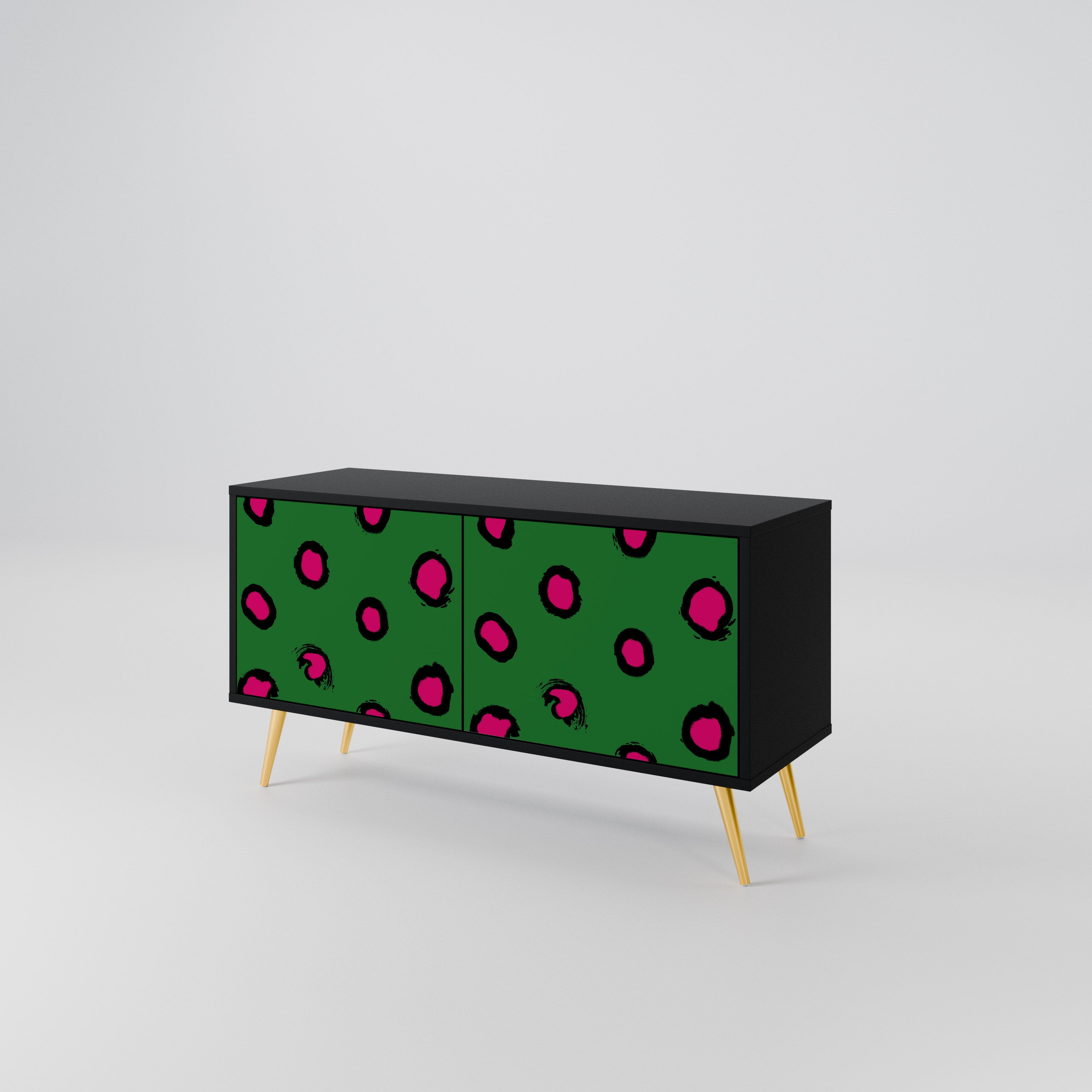 FUNKY SPOTS Kompaktowa szafka RTV 2-drzwiowa