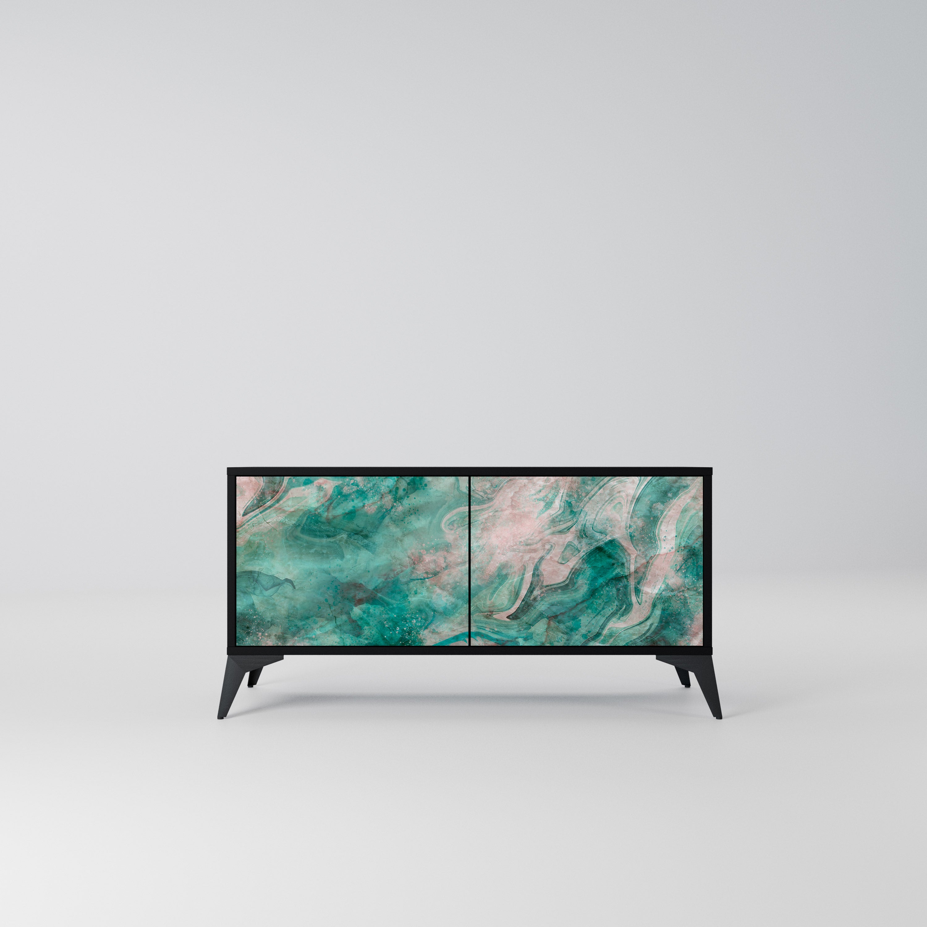 ABSTRACT ALCHEMY Kompaktowa szafka RTV 2-drzwiowa