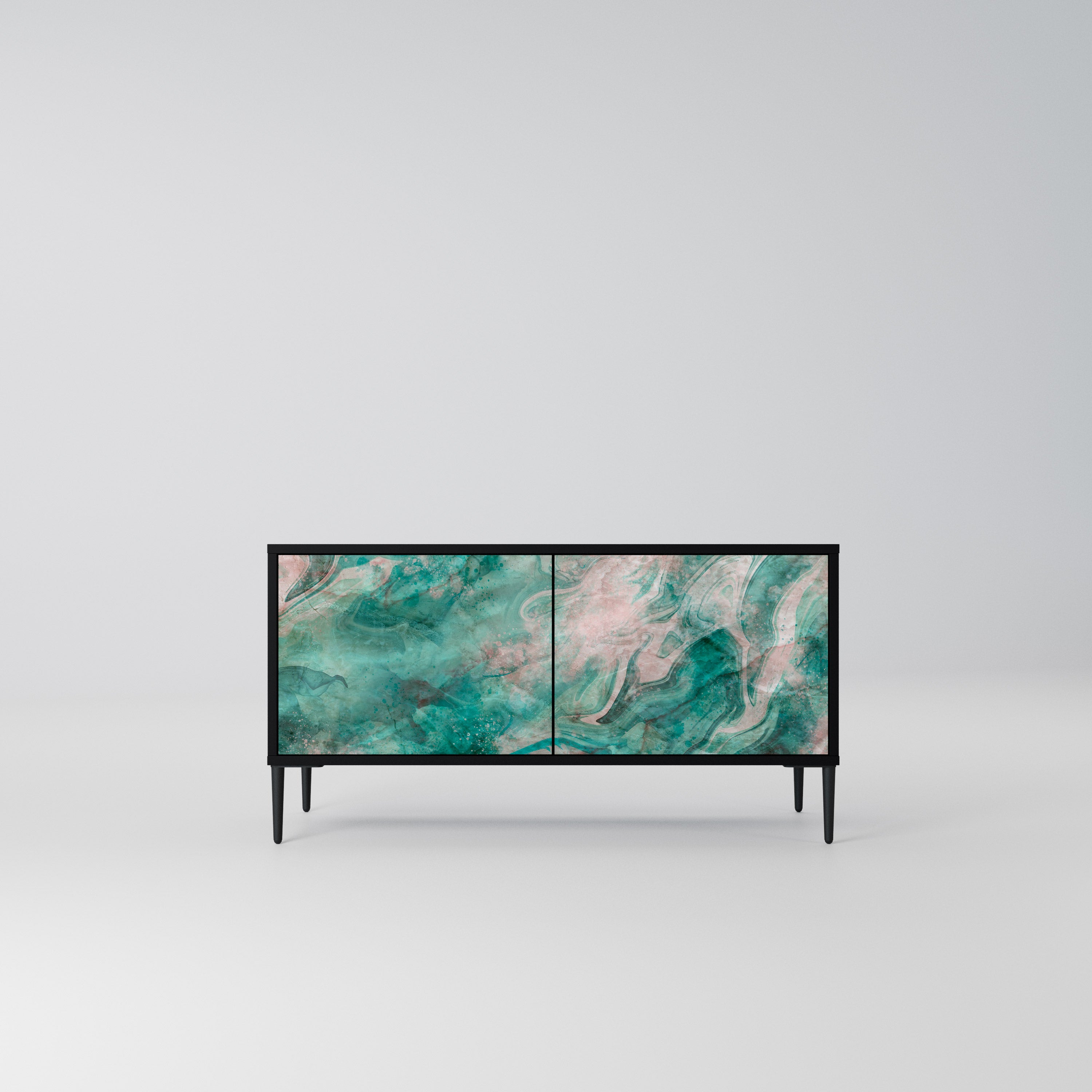 ABSTRACT ALCHEMY Kompaktowa szafka RTV 2-drzwiowa
