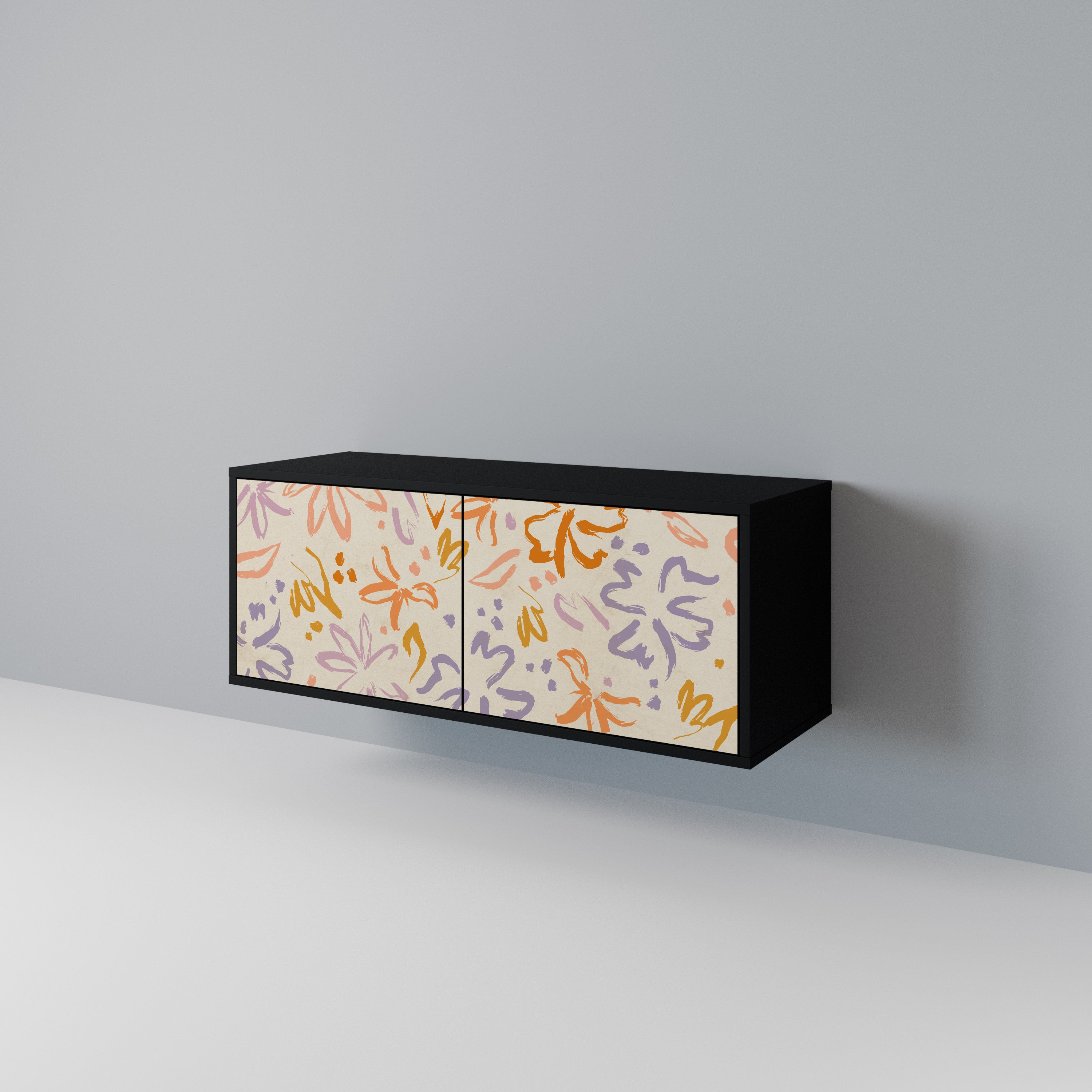 SPRING WHIMSY Kompaktowa szafka RTV 2-drzwiowa
