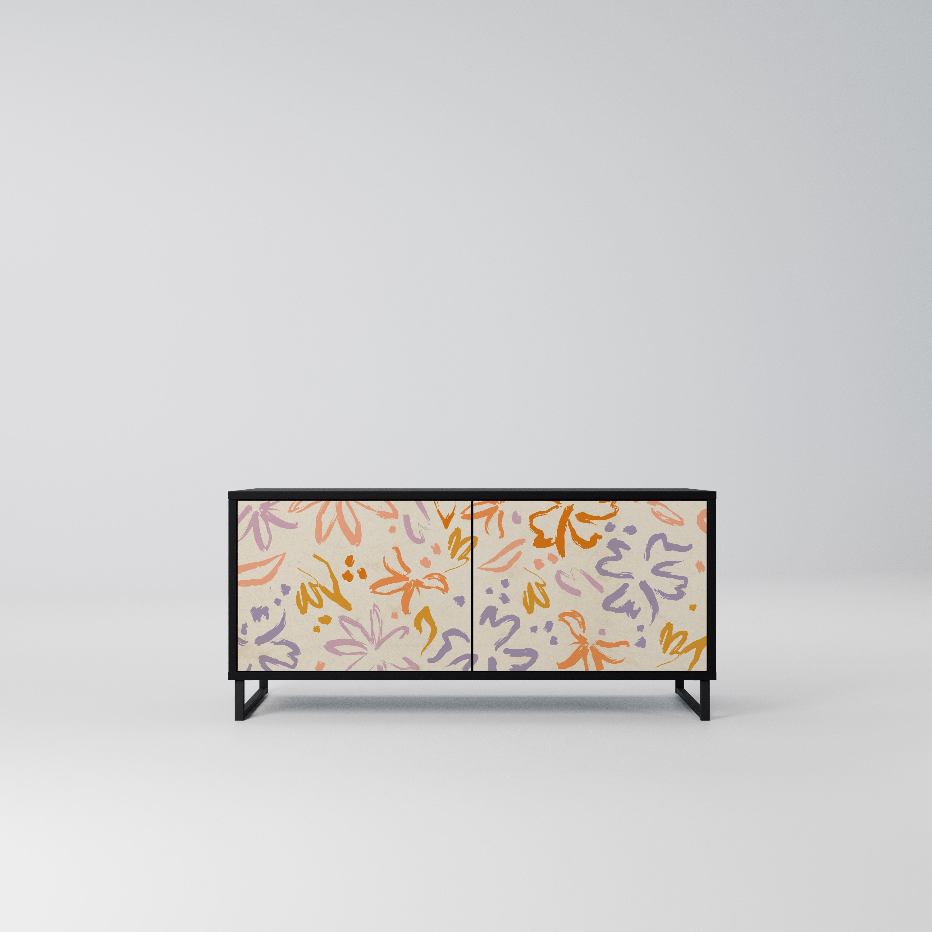 SPRING WHIMSY Kompaktowa szafka RTV 2-drzwiowa