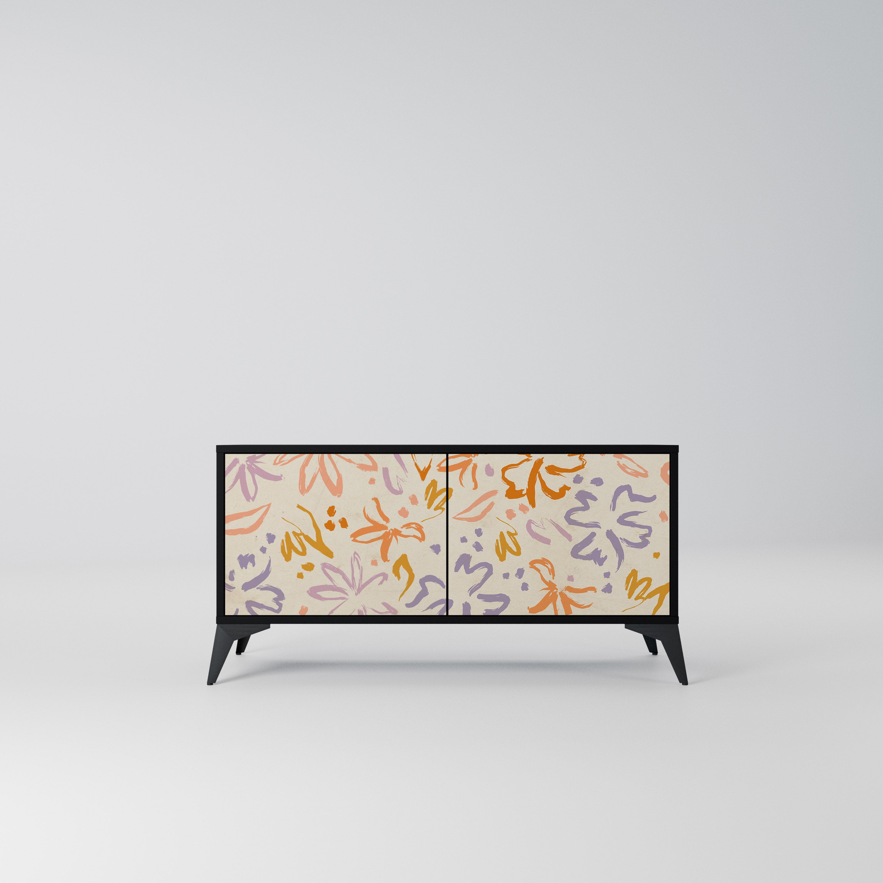 SPRING WHIMSY Kompaktowa szafka RTV 2-drzwiowa