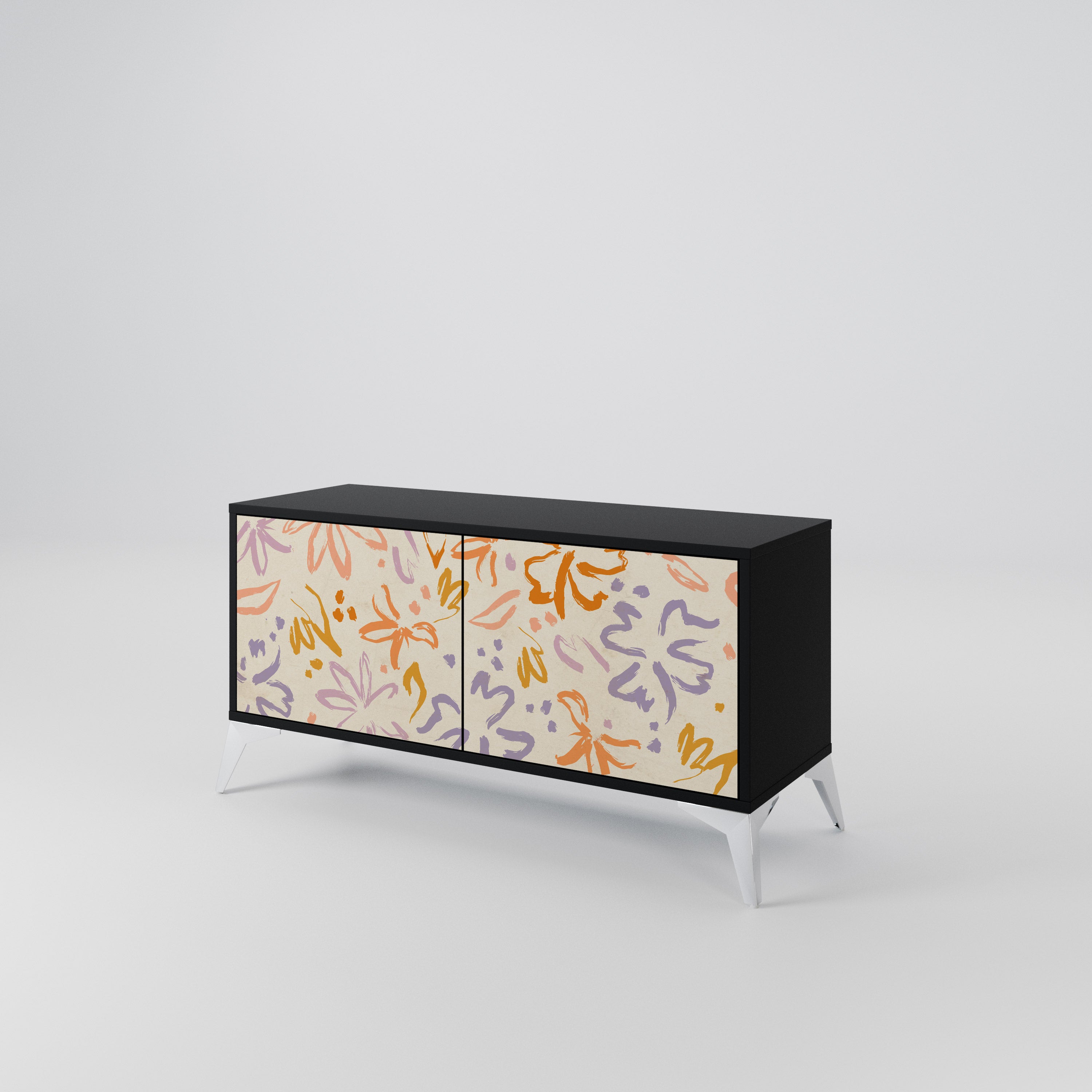 SPRING WHIMSY Kompaktowa szafka RTV 2-drzwiowa