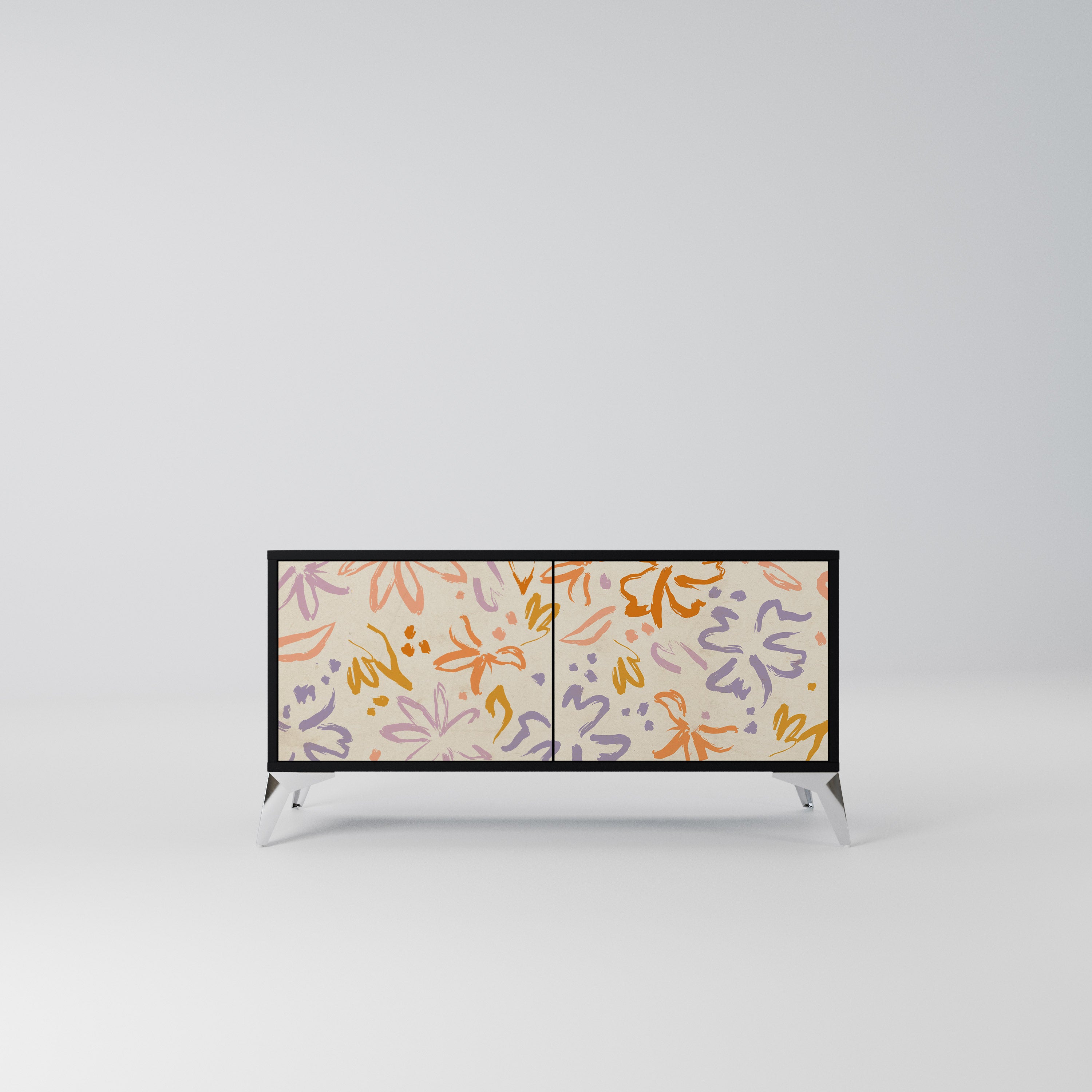 SPRING WHIMSY Kompaktowa szafka RTV 2-drzwiowa