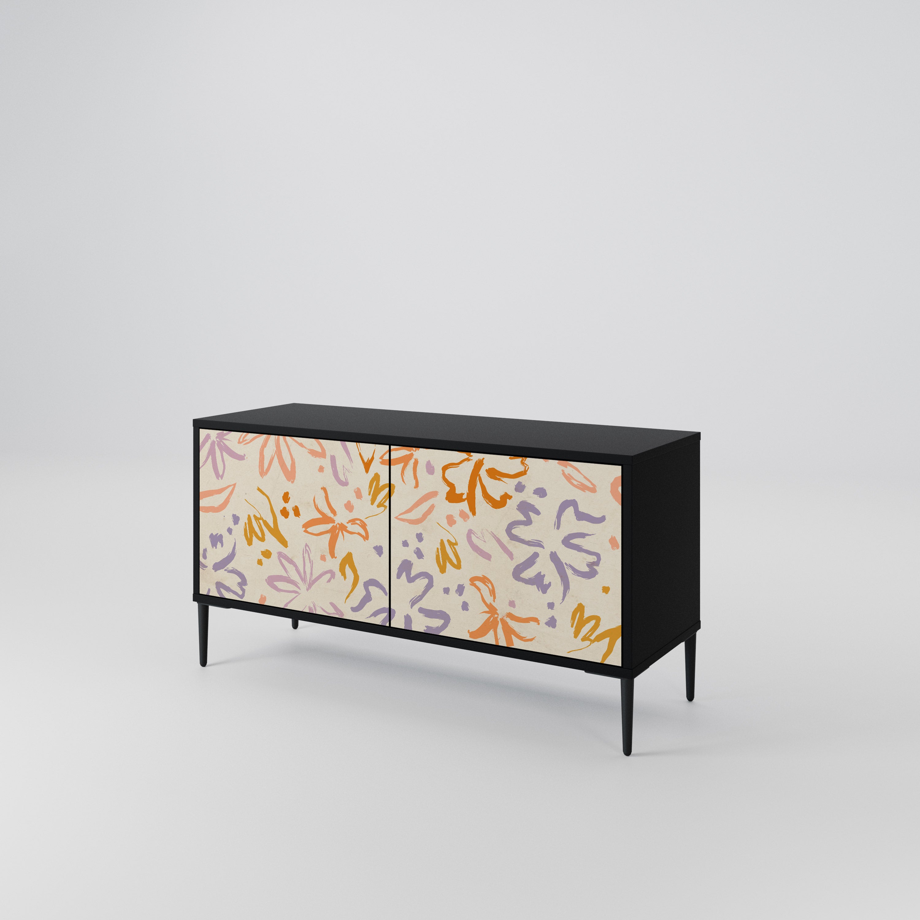SPRING WHIMSY Kompaktowa szafka RTV 2-drzwiowa
