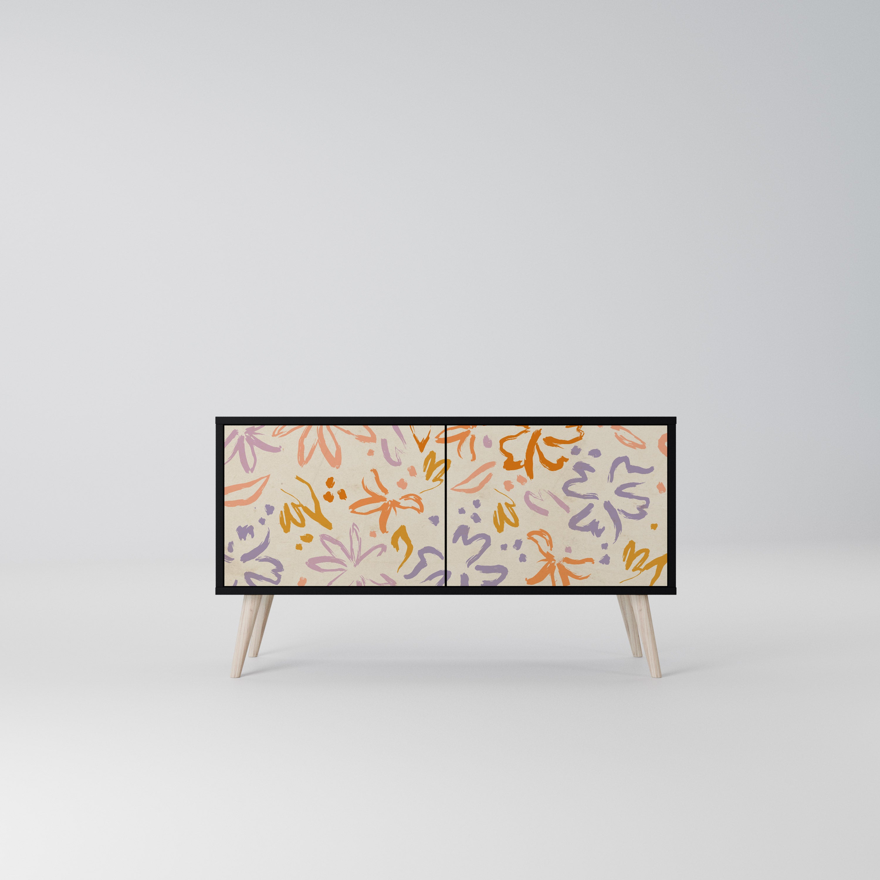 SPRING WHIMSY Kompaktowa szafka RTV 2-drzwiowa