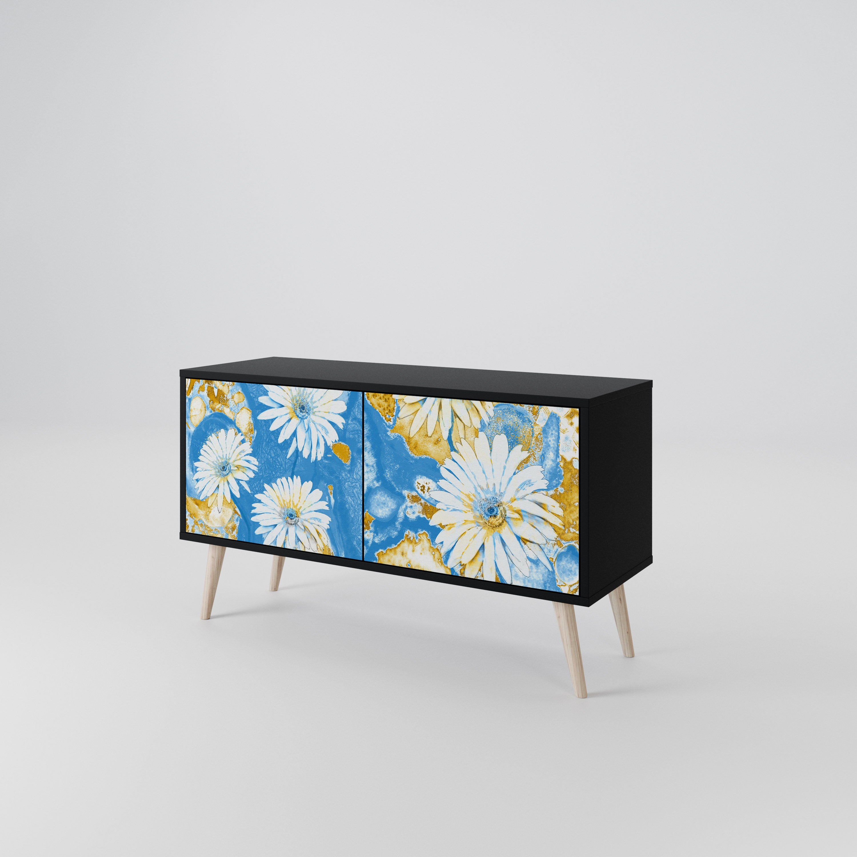 DAISY LUXE Kompaktowa szafka RTV 2-drzwiowa