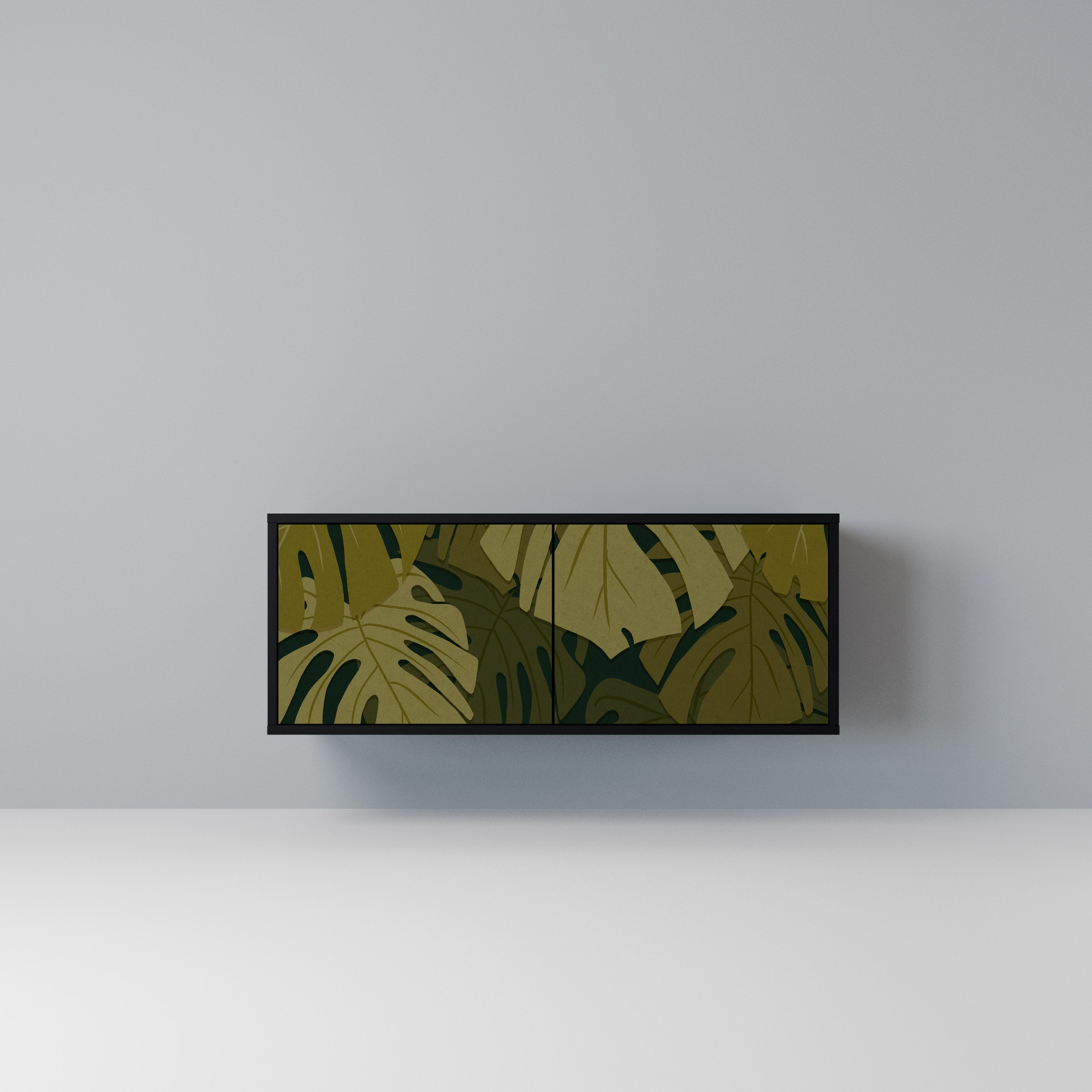 TROPICAL BEAUTY Kompaktowa szafka RTV 2-drzwiowa