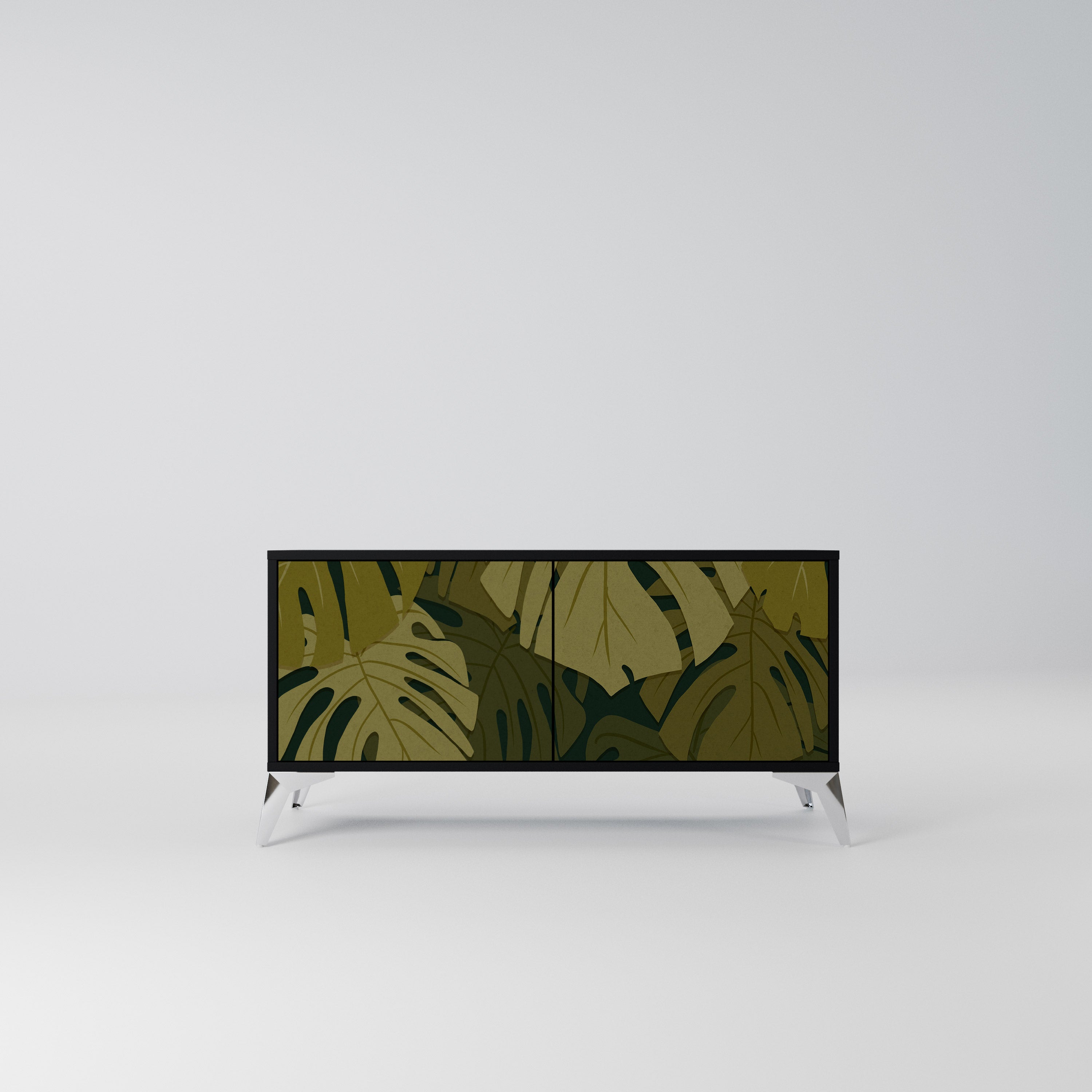 TROPICAL BEAUTY Kompaktowa szafka RTV 2-drzwiowa