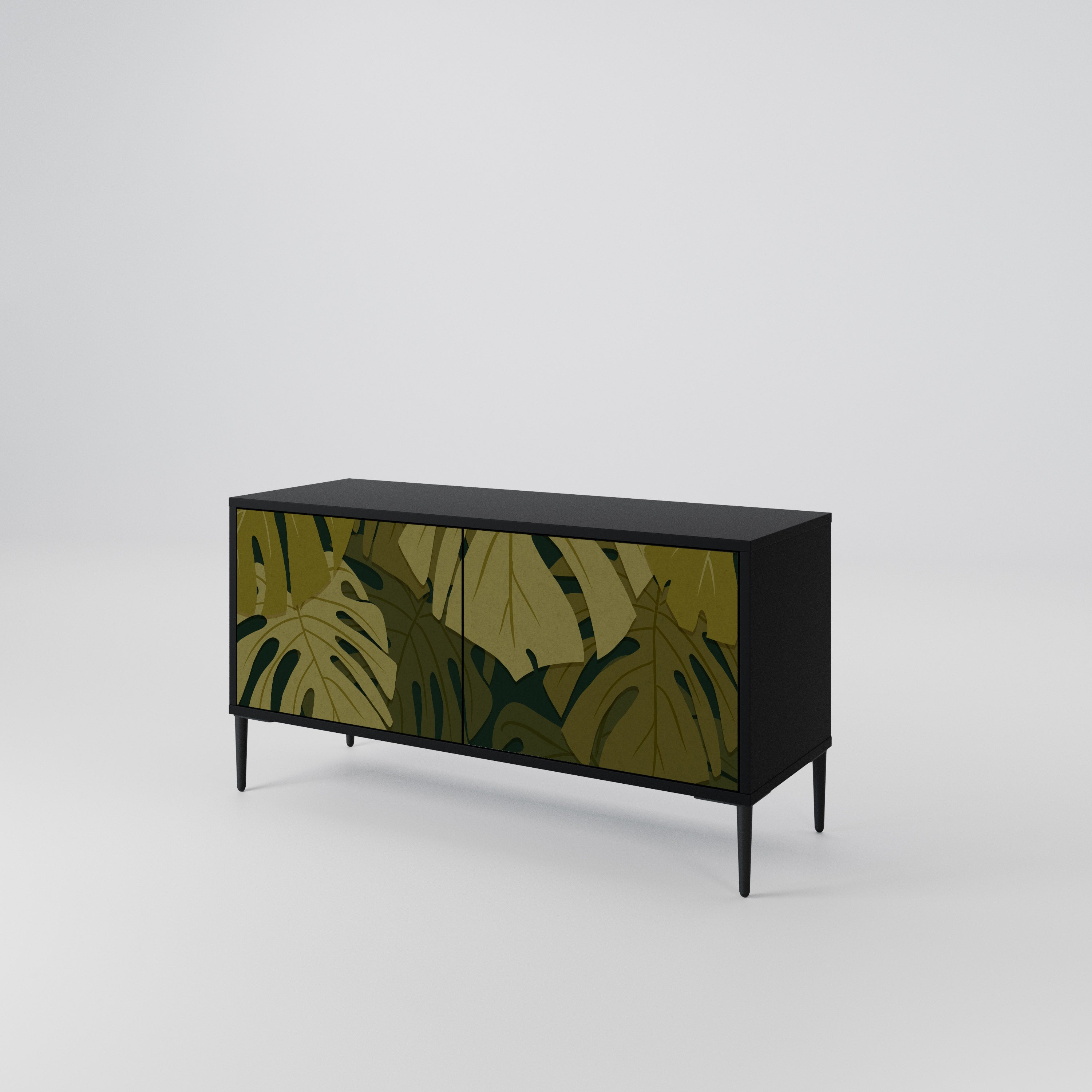 TROPICAL BEAUTY Kompaktowa szafka RTV 2-drzwiowa