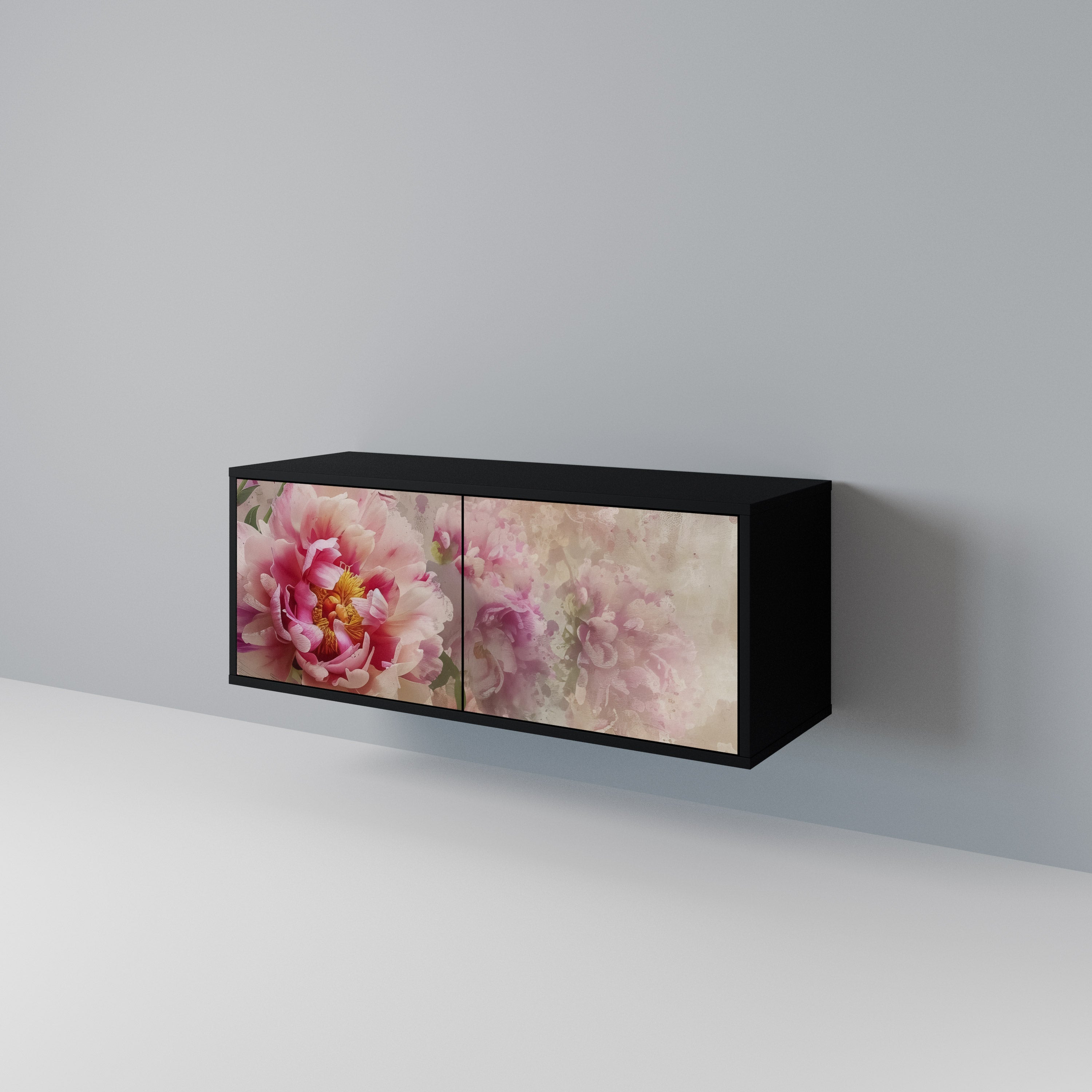 PEONY WHISPER Kompaktowa szafka RTV 2-drzwiowa