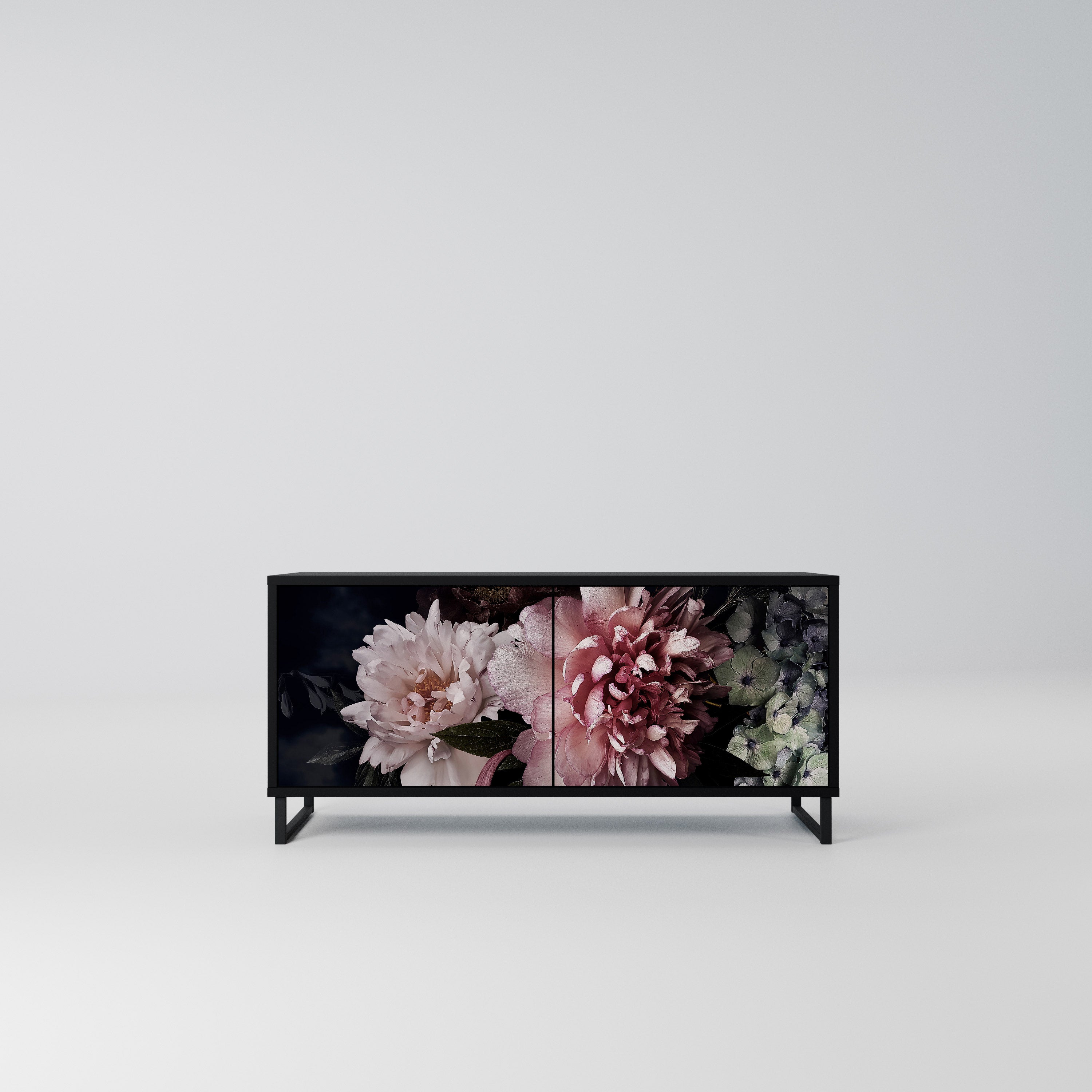 PURE BLOSSOM Kompaktowa szafka RTV 2-drzwiowa