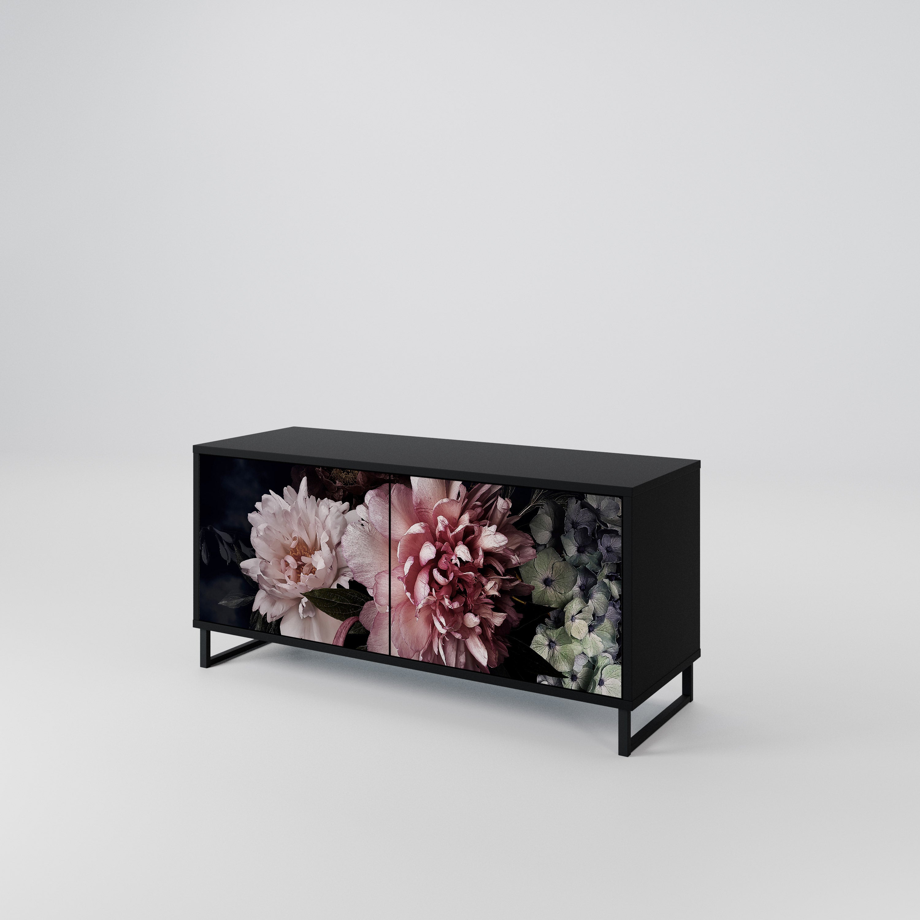 PURE BLOSSOM Kompaktowa szafka RTV 2-drzwiowa