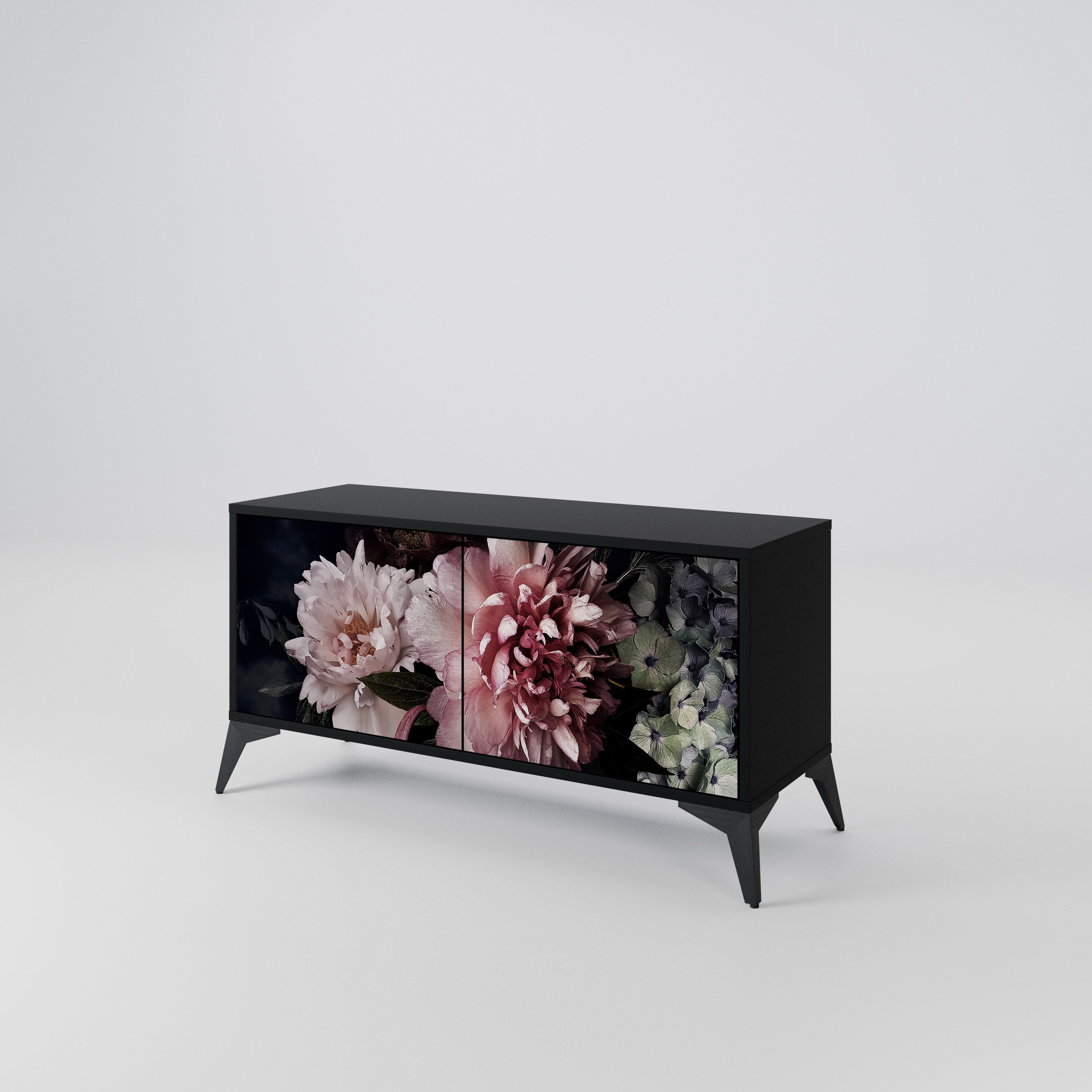 PURE BLOSSOM Kompaktowa szafka RTV 2-drzwiowa