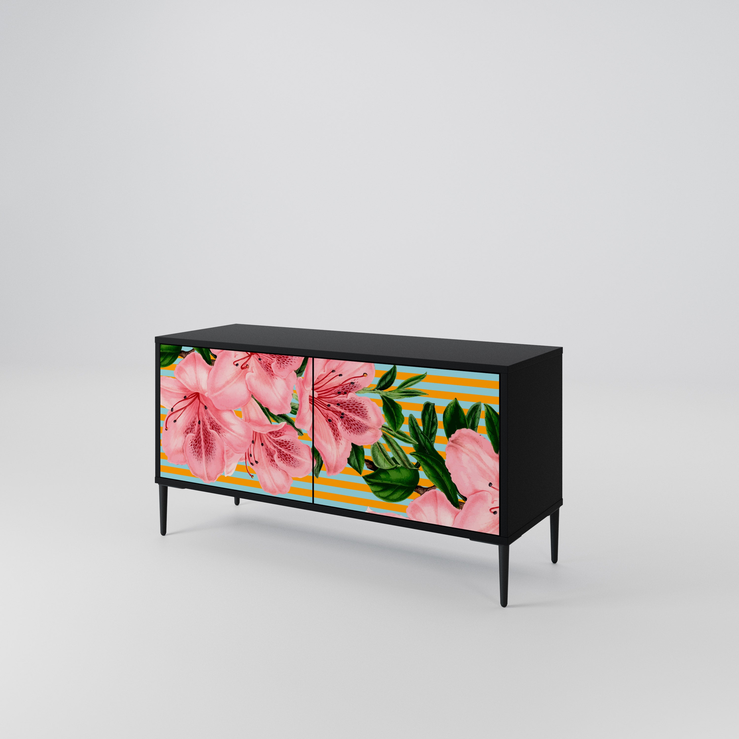 FRAGILE BEAUTY Kompaktowa szafka RTV 2-drzwiowa