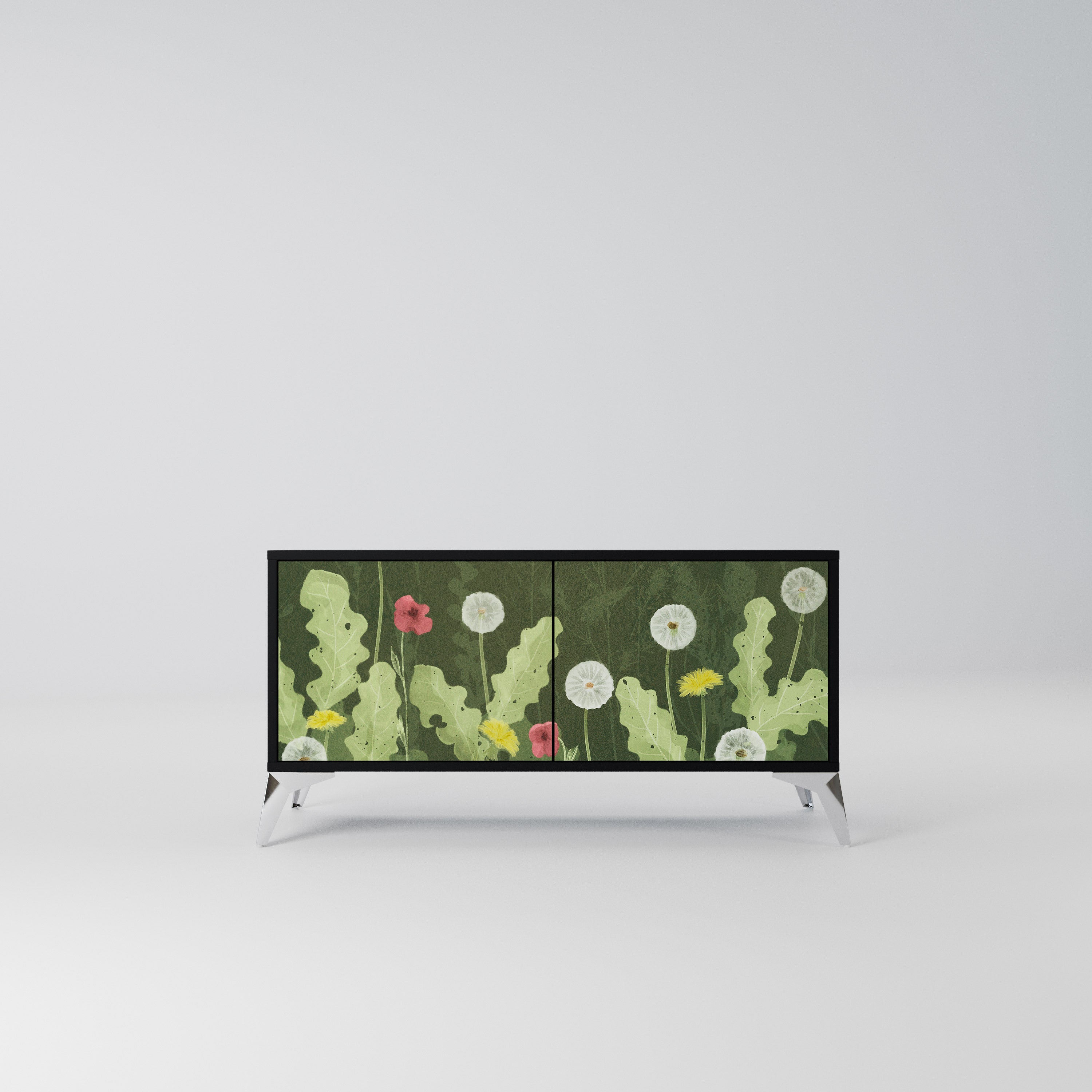 DANDELION AMUSE Kompaktowa szafka RTV 2-drzwiowa