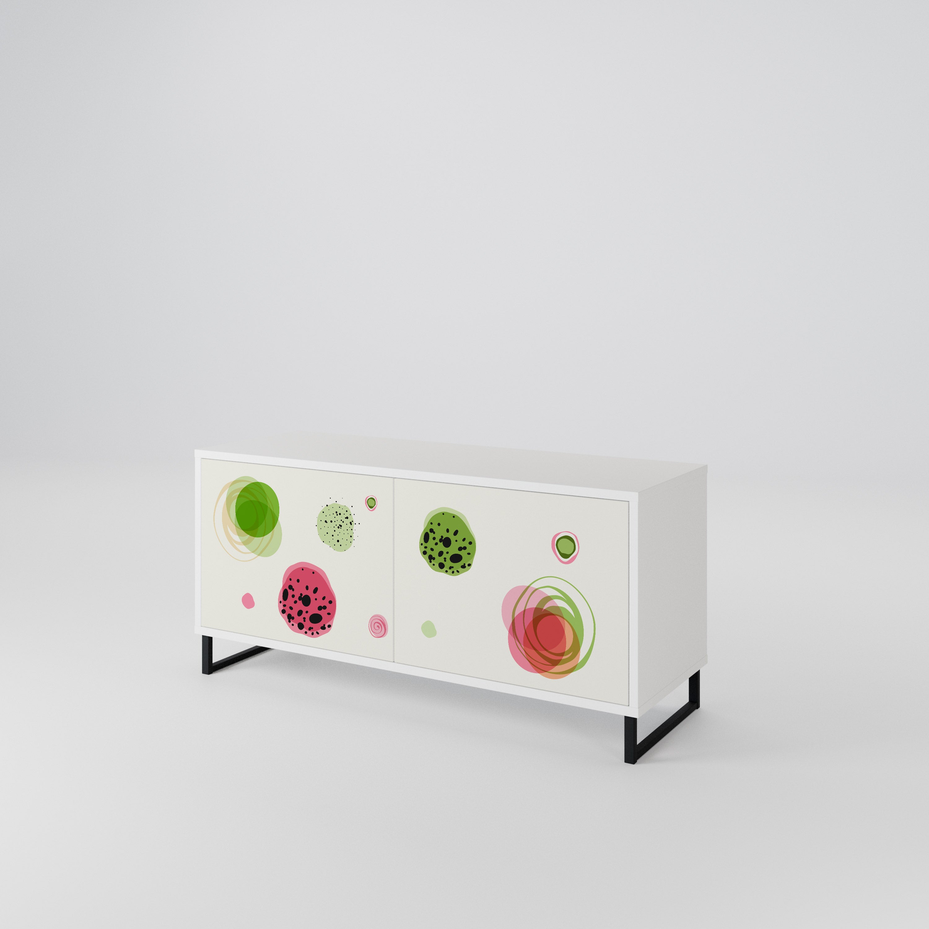 COLORFUL COSMOS Kompaktowa szafka RTV 2-drzwiowa