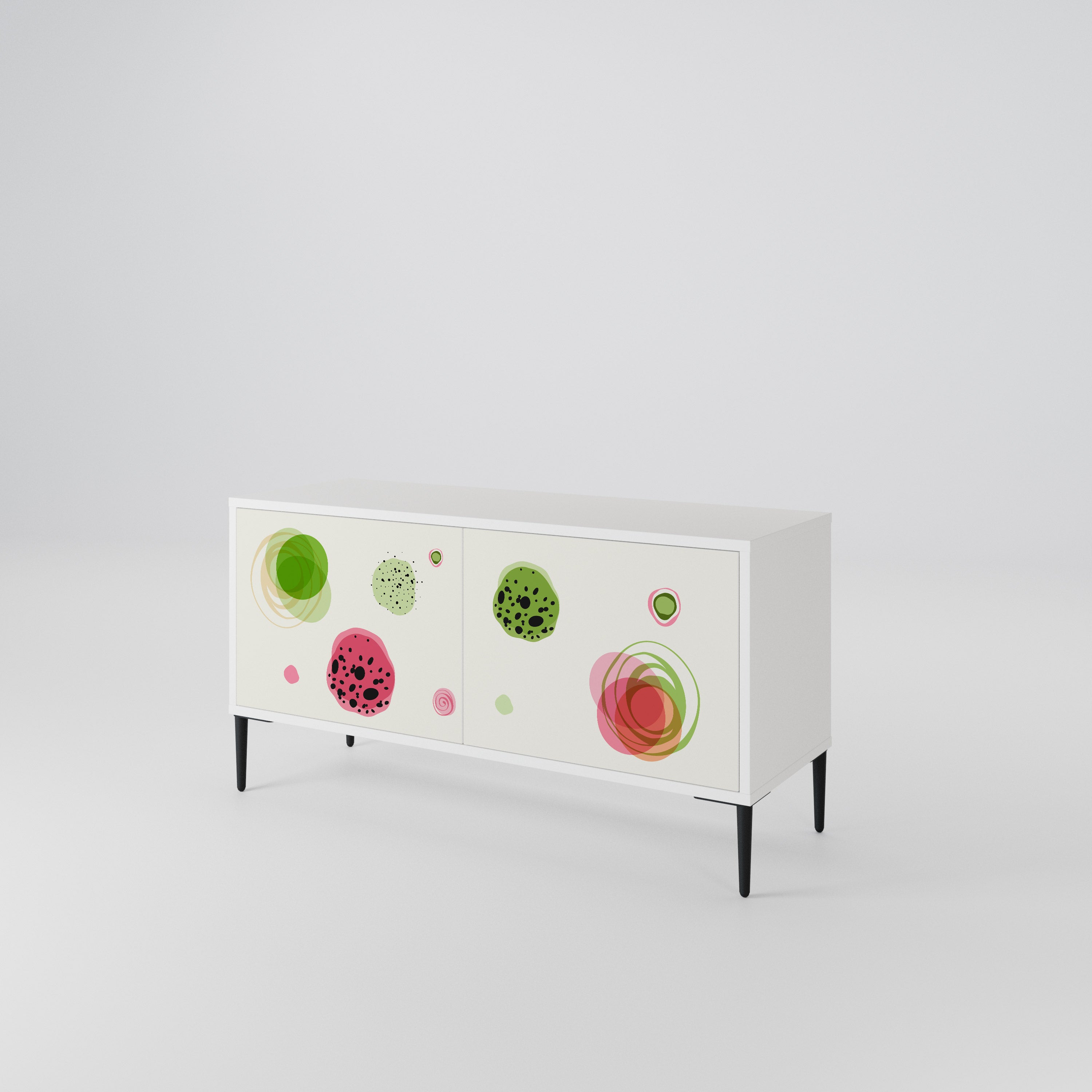 COLORFUL COSMOS Kompaktowa szafka RTV 2-drzwiowa