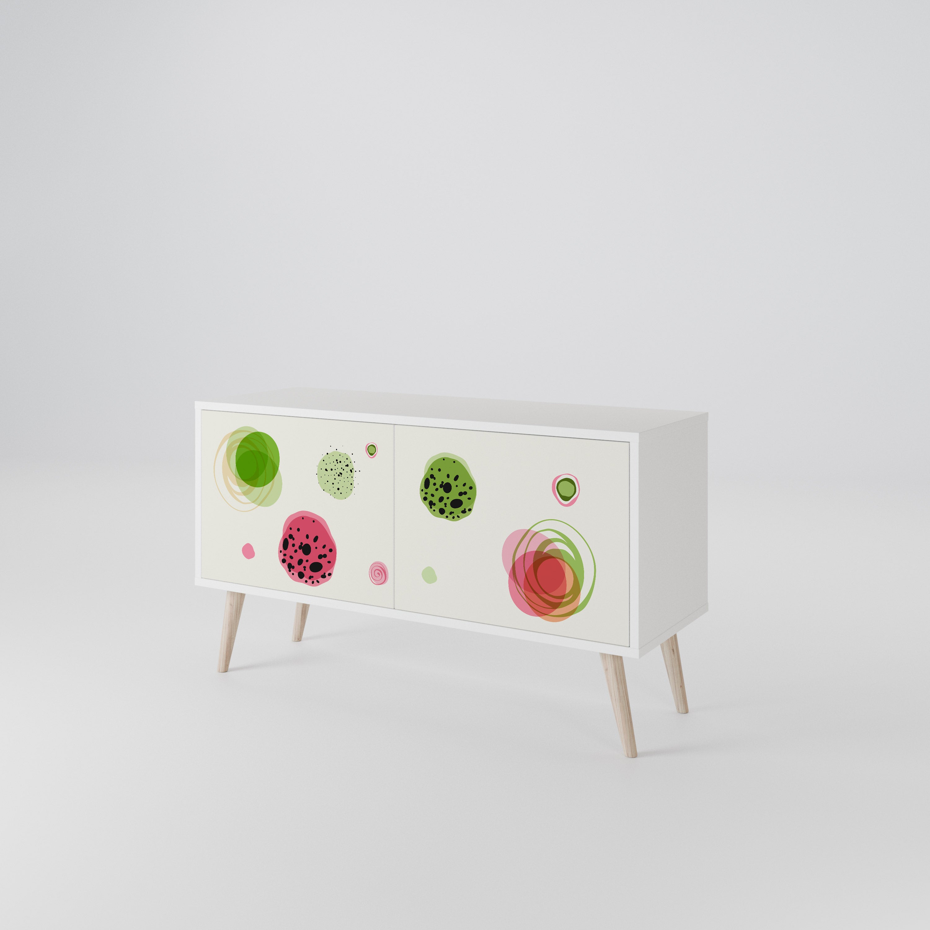 COLORFUL COSMOS Kompaktowa szafka RTV 2-drzwiowa