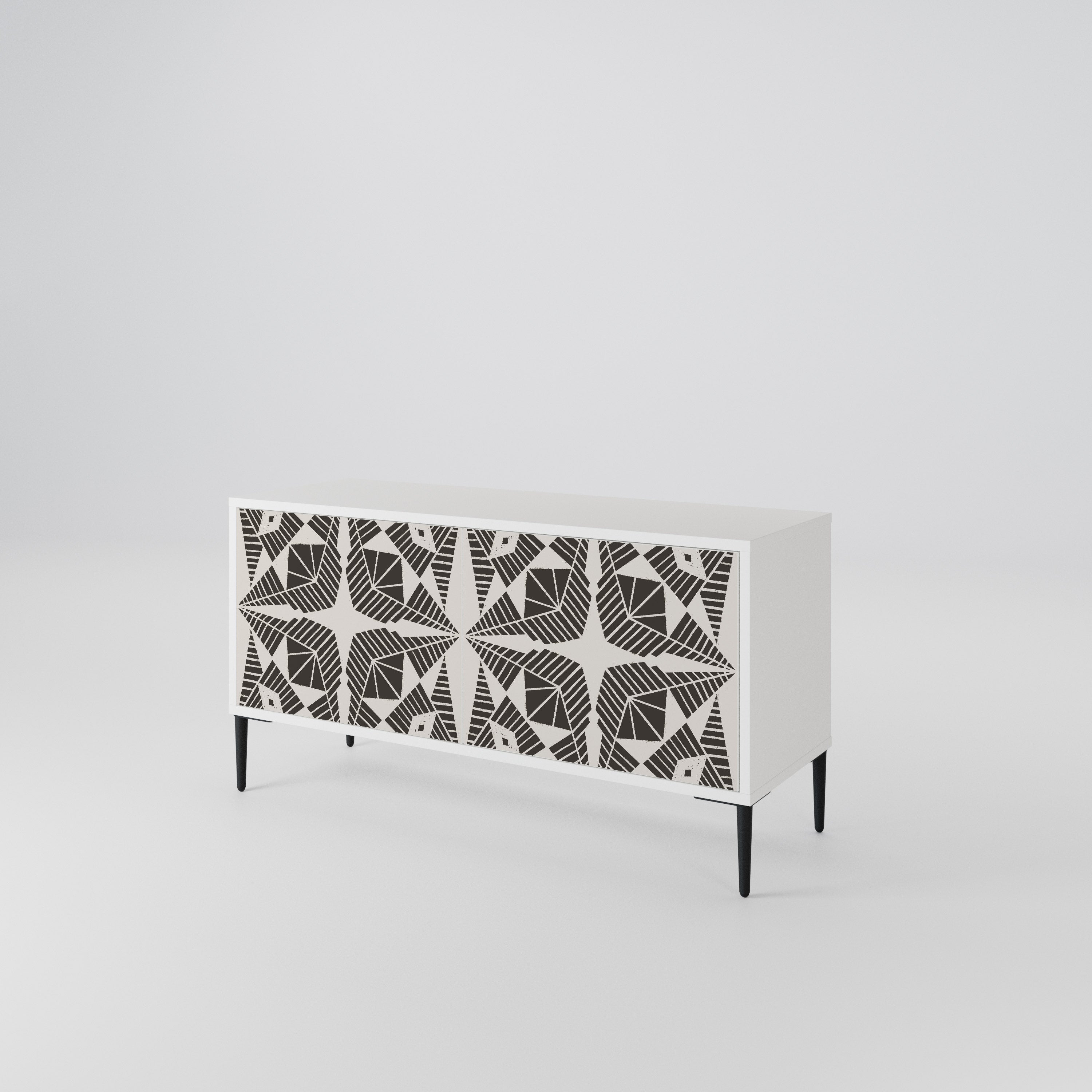MONOCHROME NEXUS Kompaktowa szafka RTV 2-drzwiowa