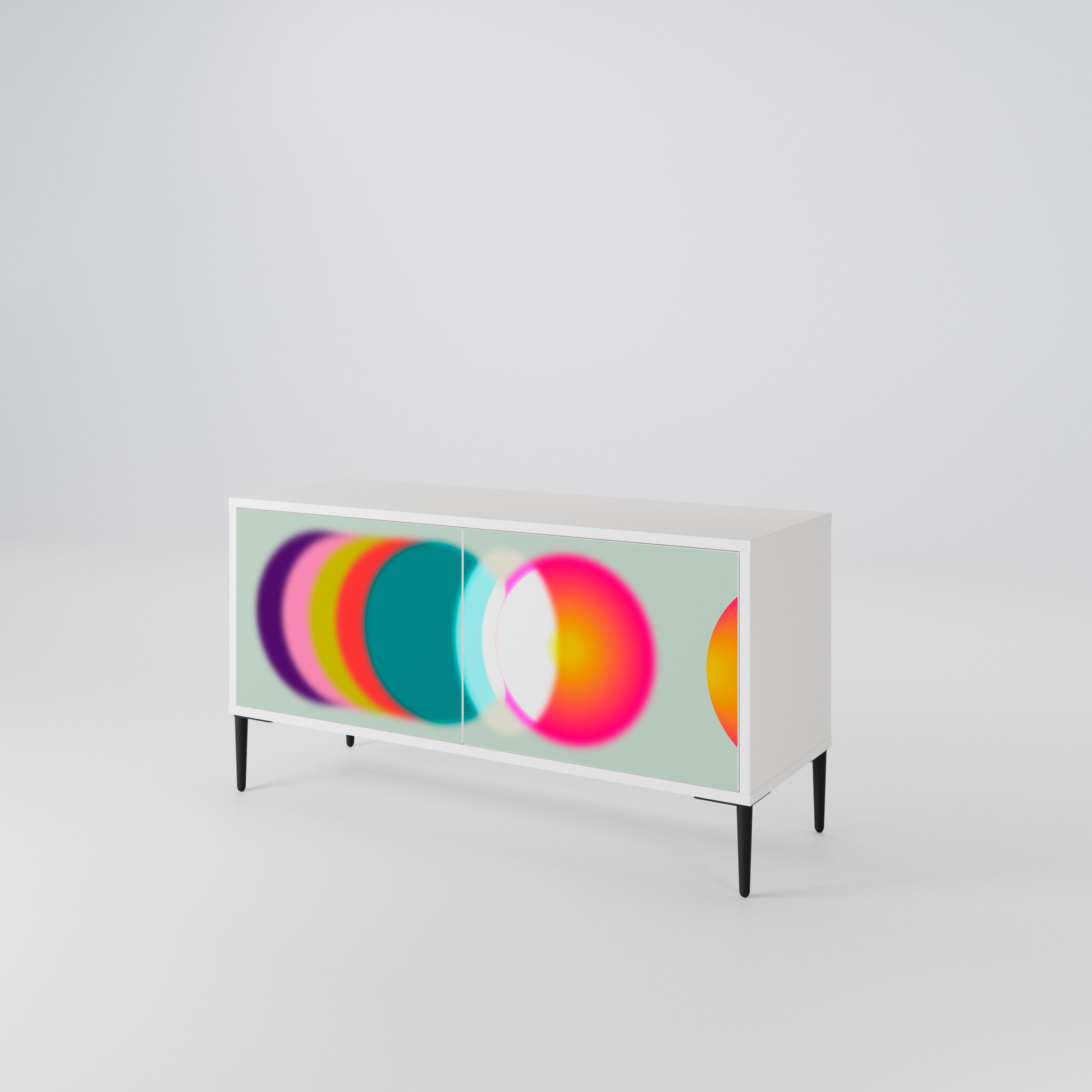 SYMPHONY OF COLORS Kompaktowa szafka RTV 2-drzwiowa
