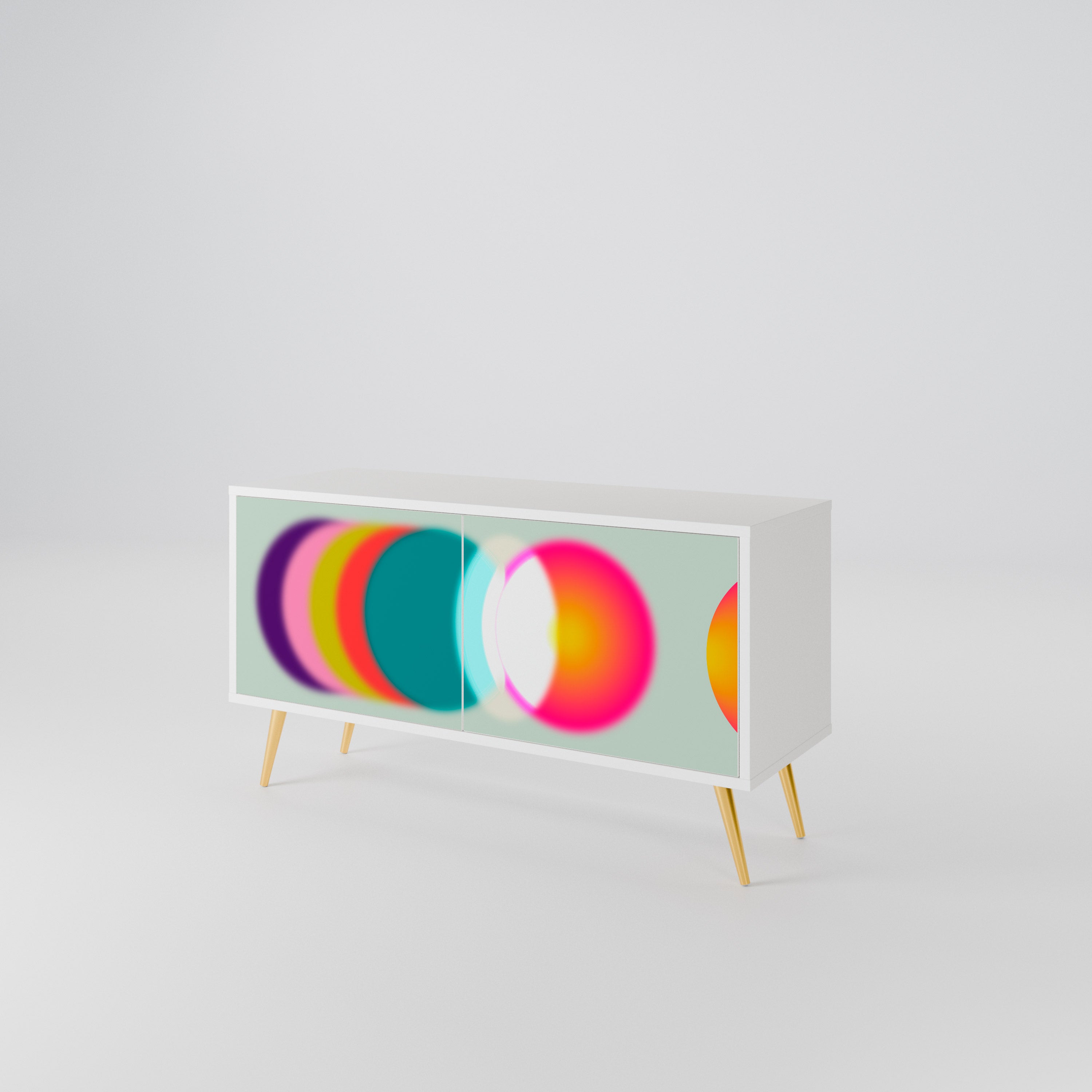SYMPHONY OF COLORS Kompaktowa szafka RTV 2-drzwiowa