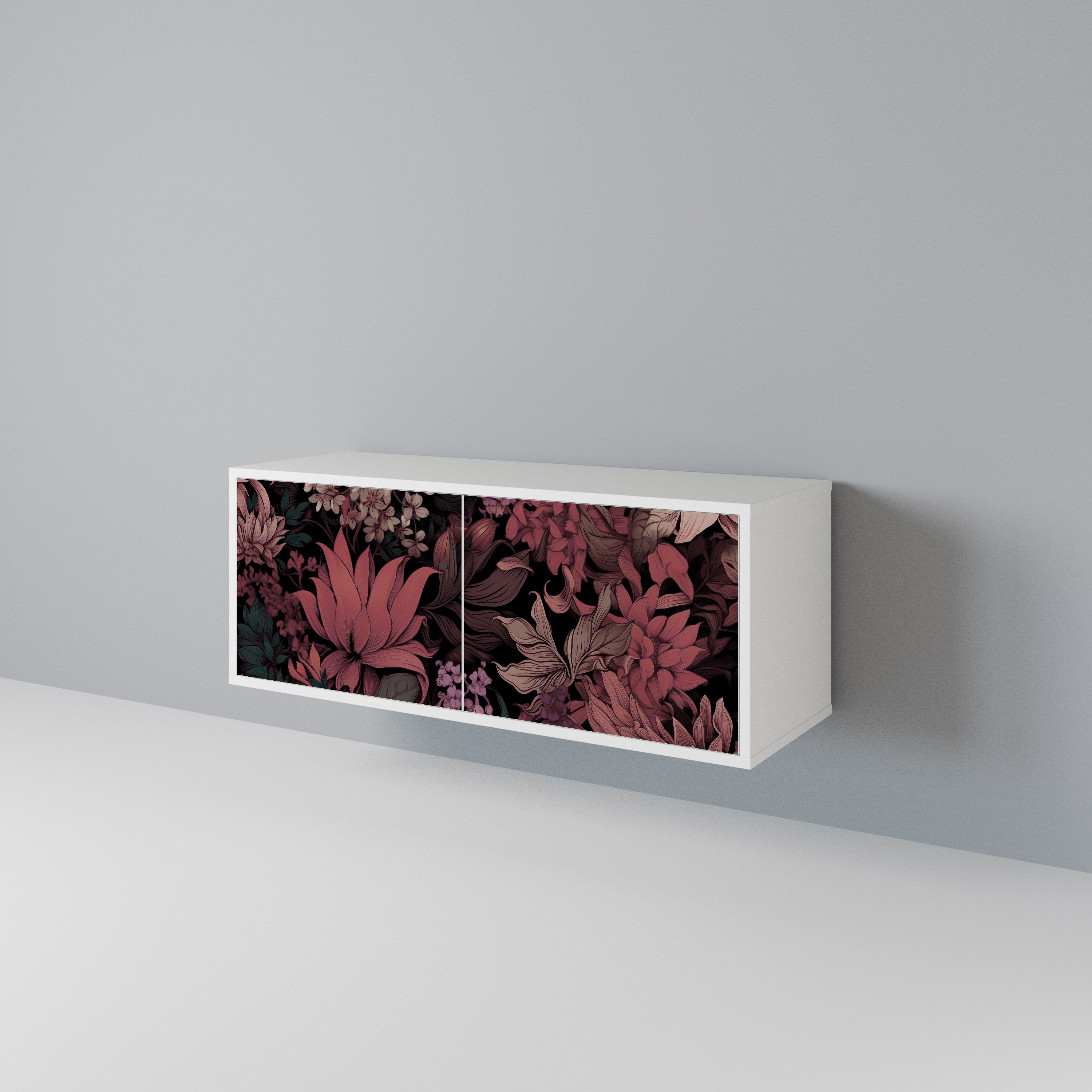 FLORAL WHISPER Kompaktowa szafka RTV 2-drzwiowa
