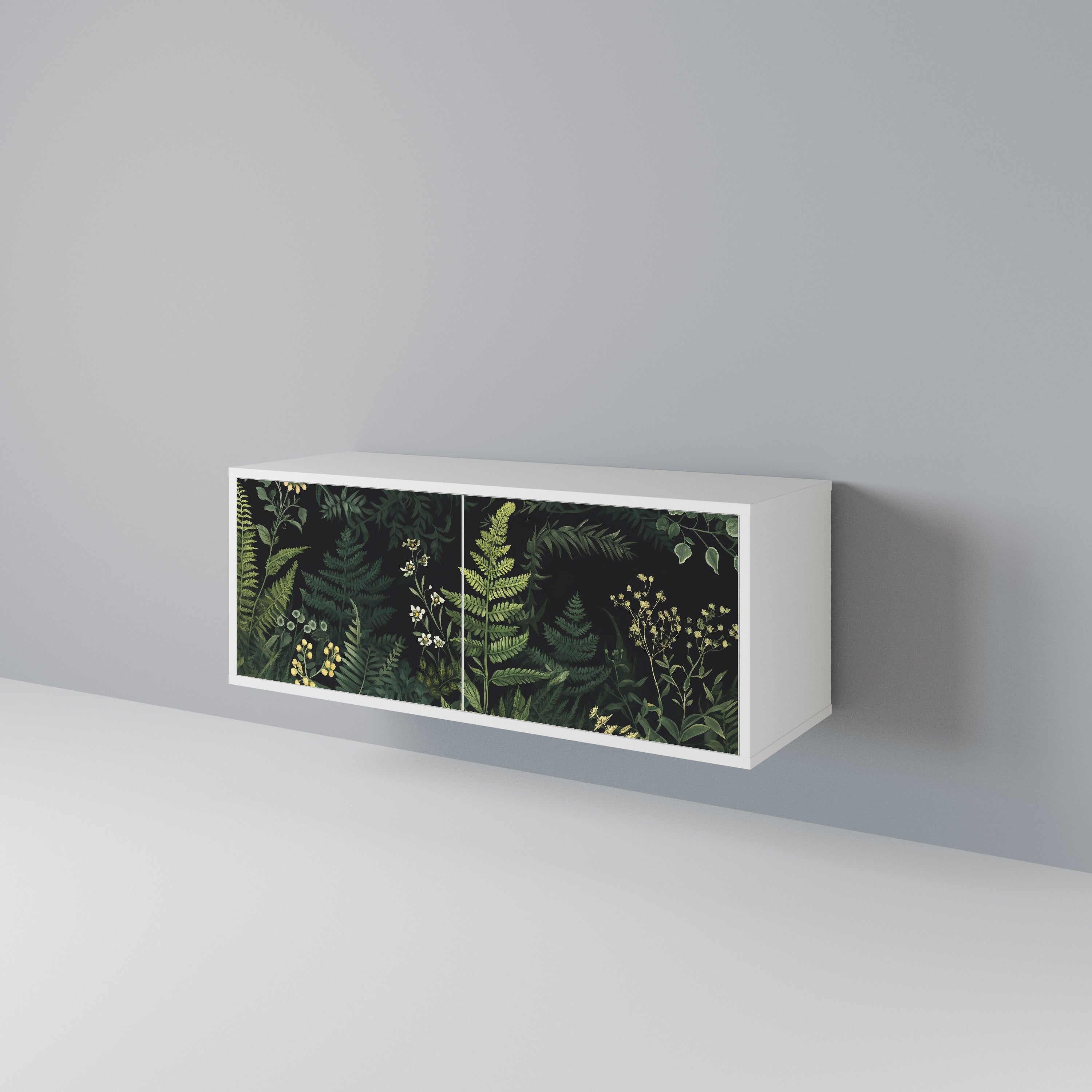 FERN FLOWERS Kompaktowa szafka RTV 2-drzwiowa