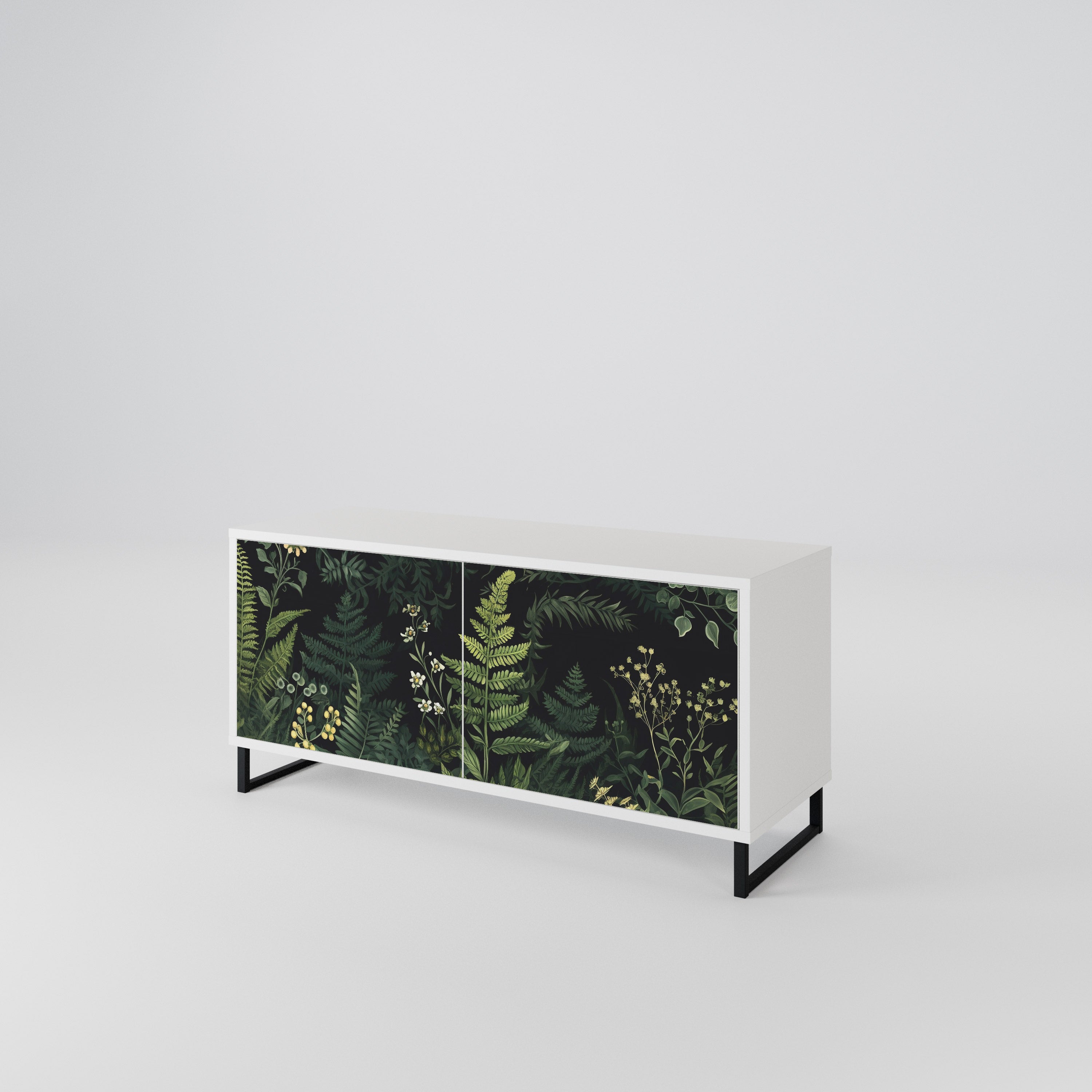 FERN FLOWERS Kompaktowa szafka RTV 2-drzwiowa