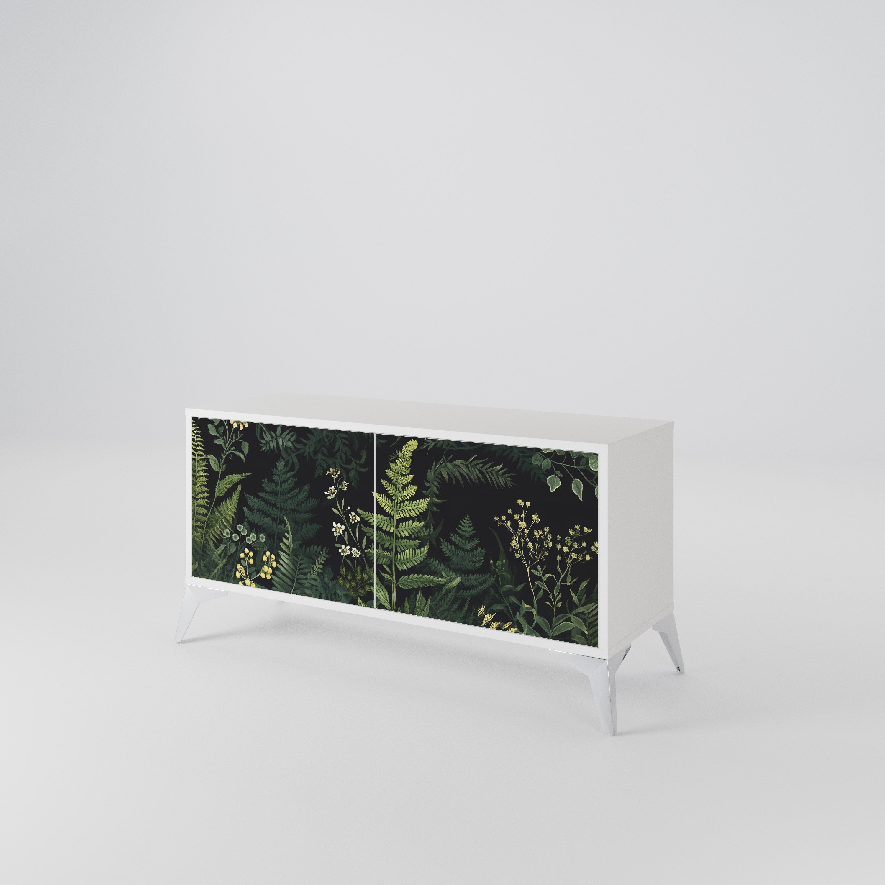 FERN FLOWERS Kompaktowa szafka RTV 2-drzwiowa