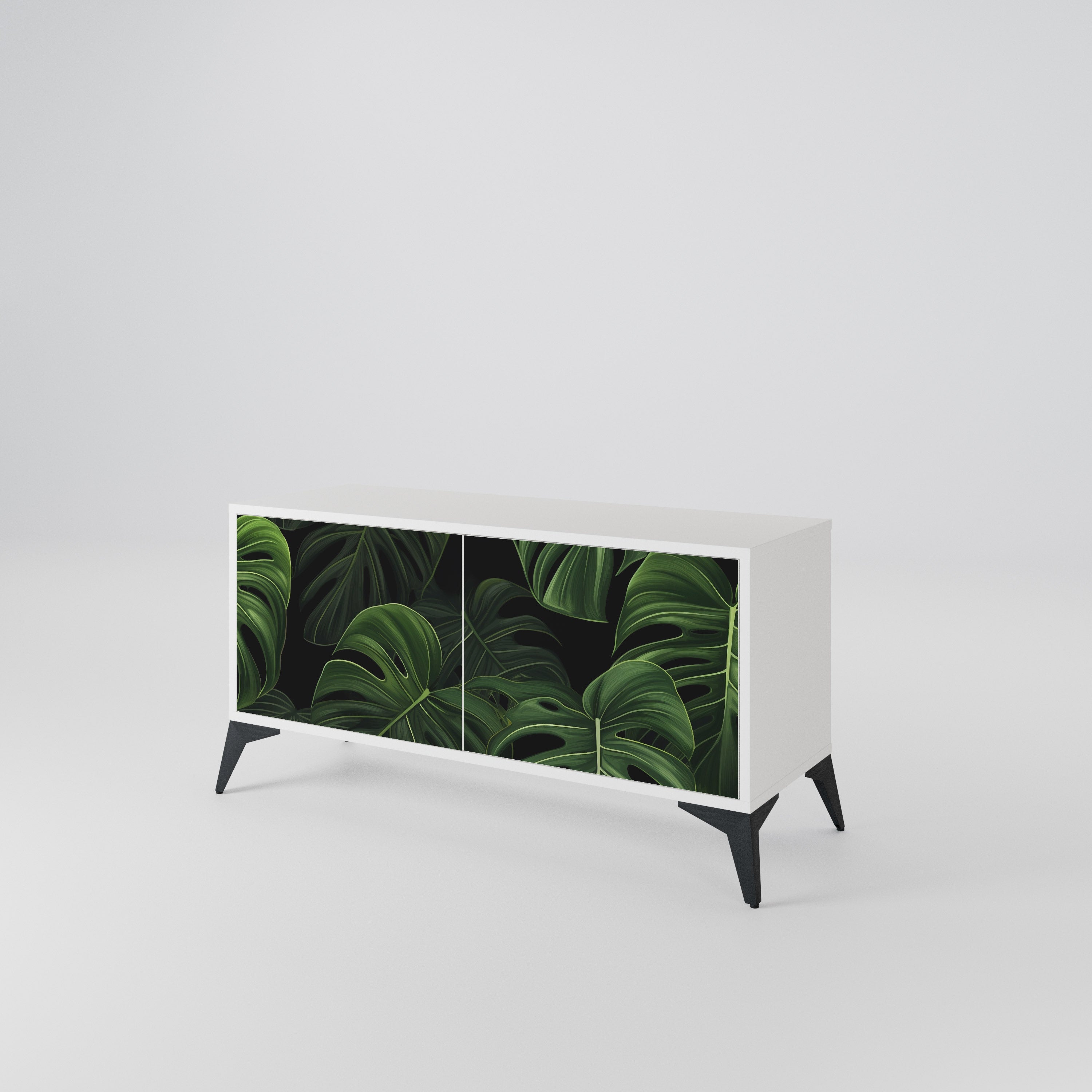 INFINITE MONSTERA Kompaktowa szafka RTV 2-drzwiowa