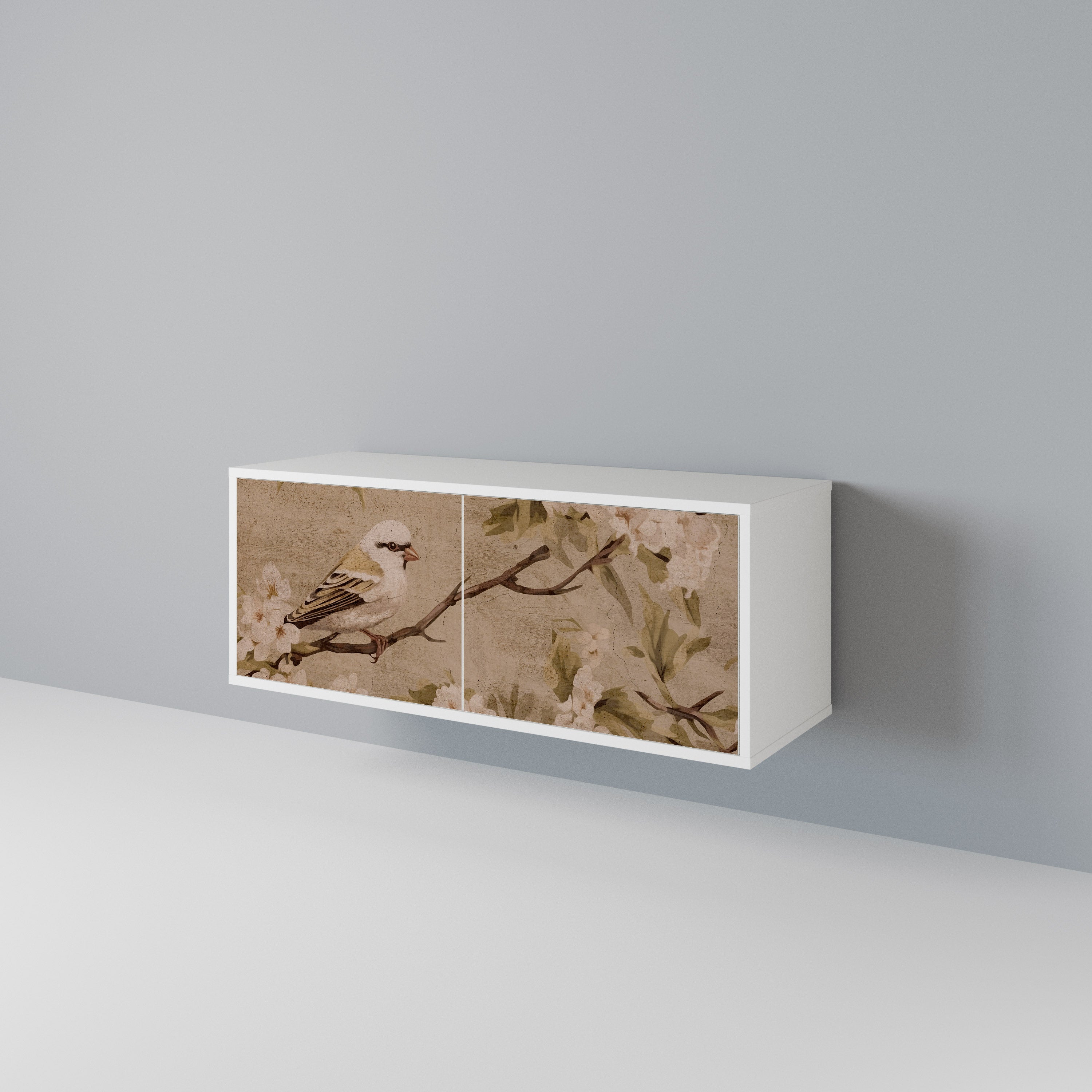 PETAL DISTINGUISH Kompaktowa szafka RTV 2-drzwiowa