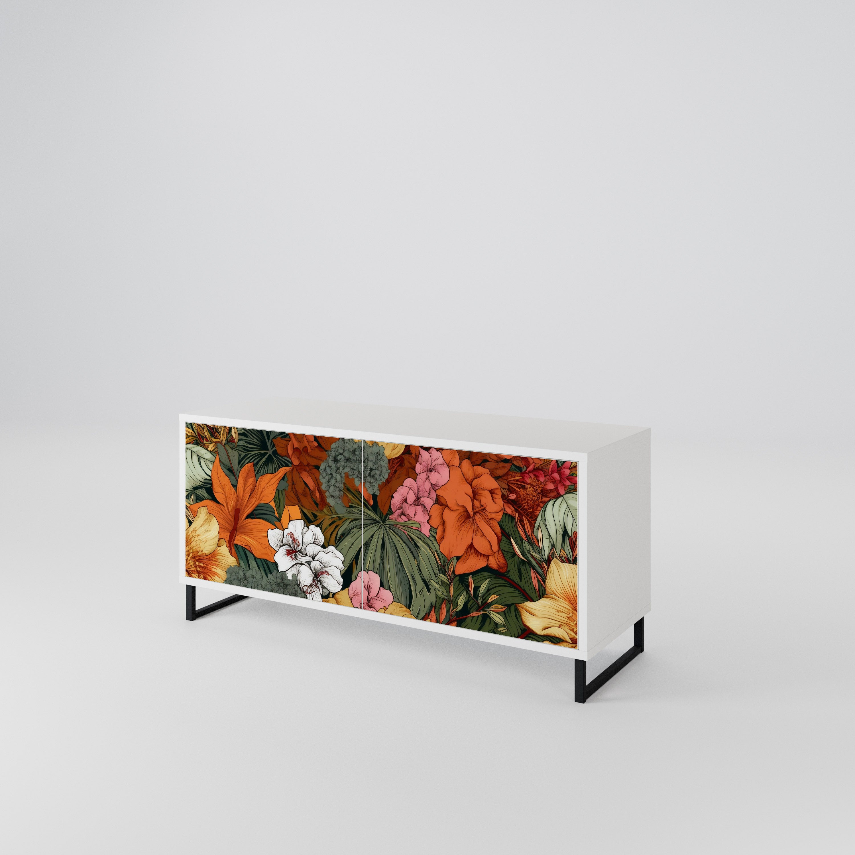 RADIANT FLORA Kompaktowa szafka RTV 2-drzwiowa