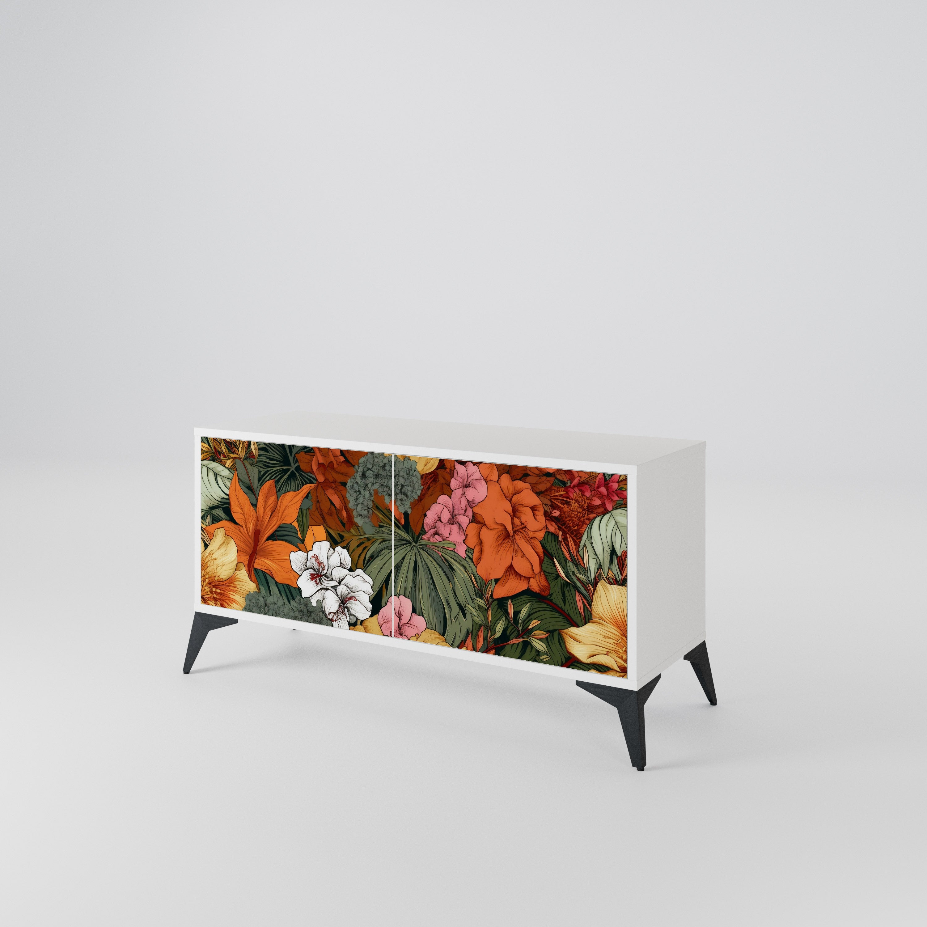 RADIANT FLORA Kompaktowa szafka RTV 2-drzwiowa