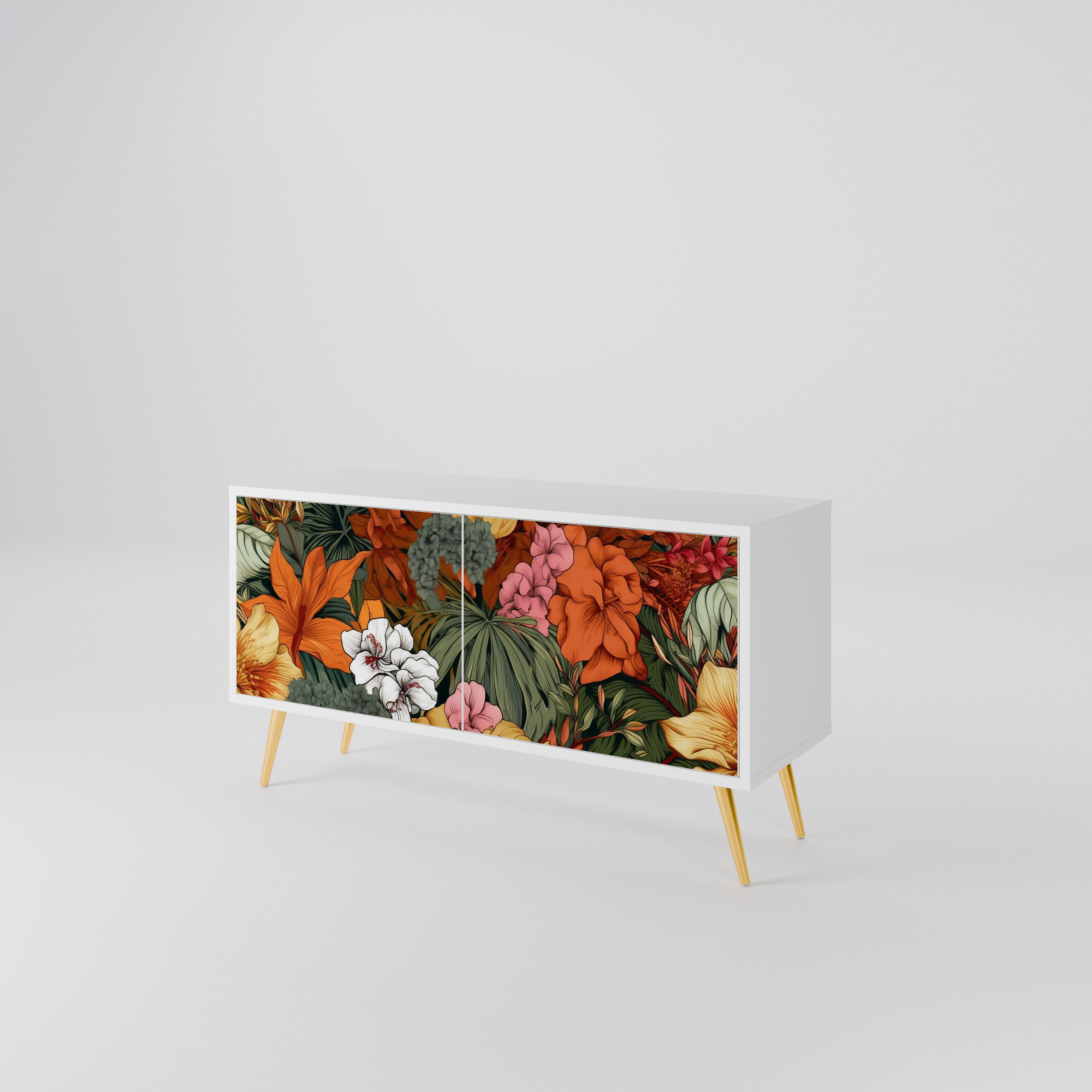 RADIANT FLORA Kompaktowa szafka RTV 2-drzwiowa