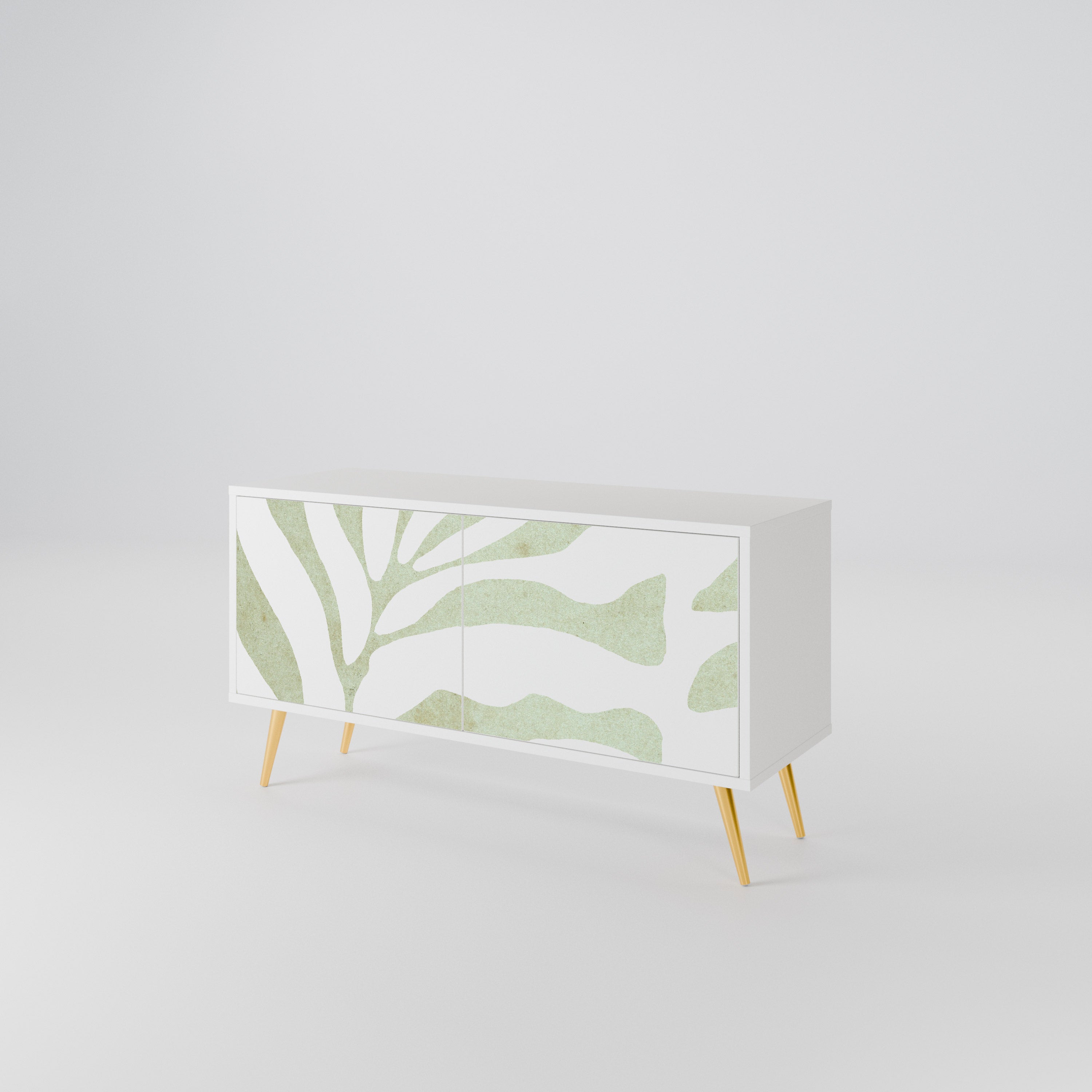 BOTANICAL SPARK Kompaktowa szafka RTV 2-drzwiowa