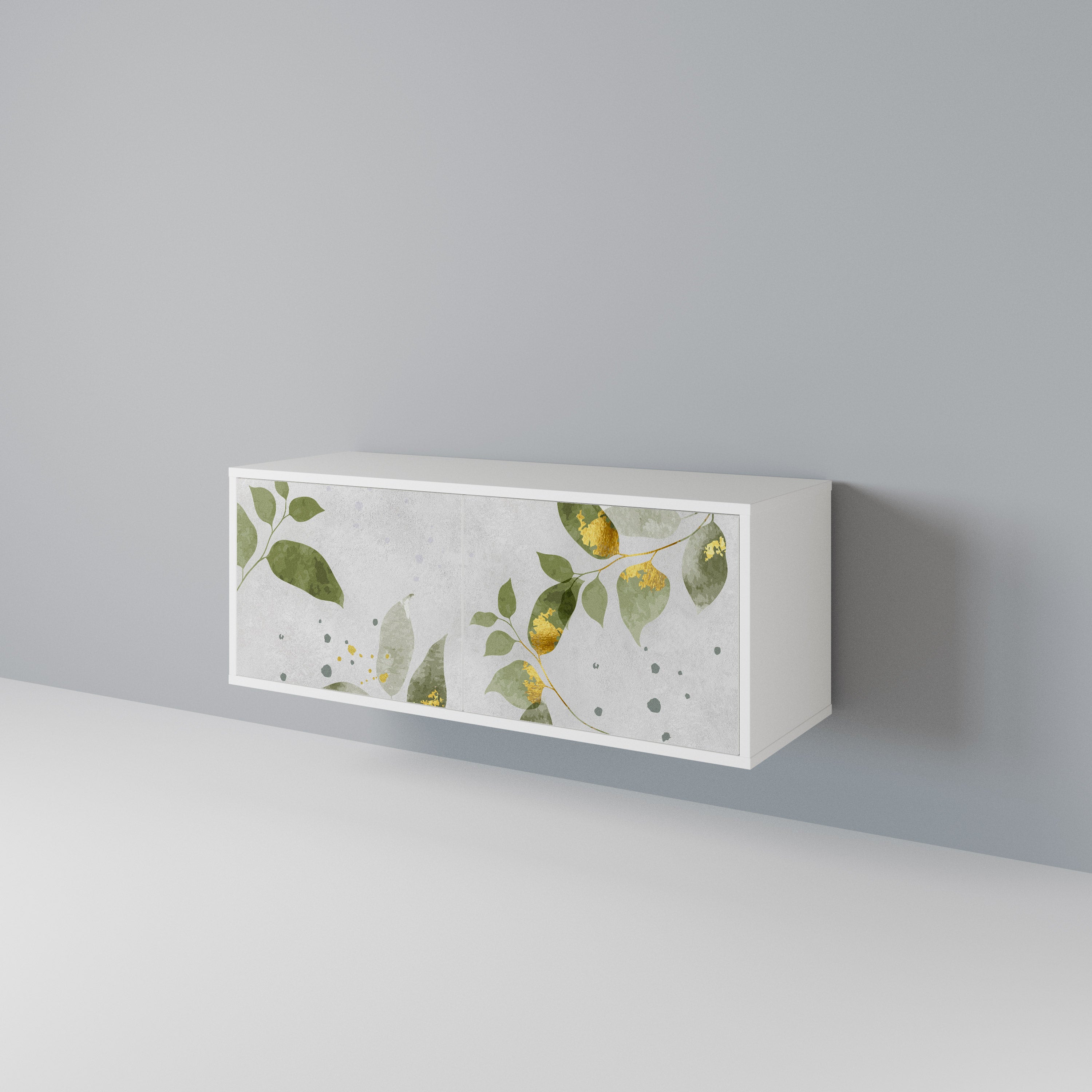 ELEGANT BOTANICS Kompaktowa szafka RTV 2-drzwiowa