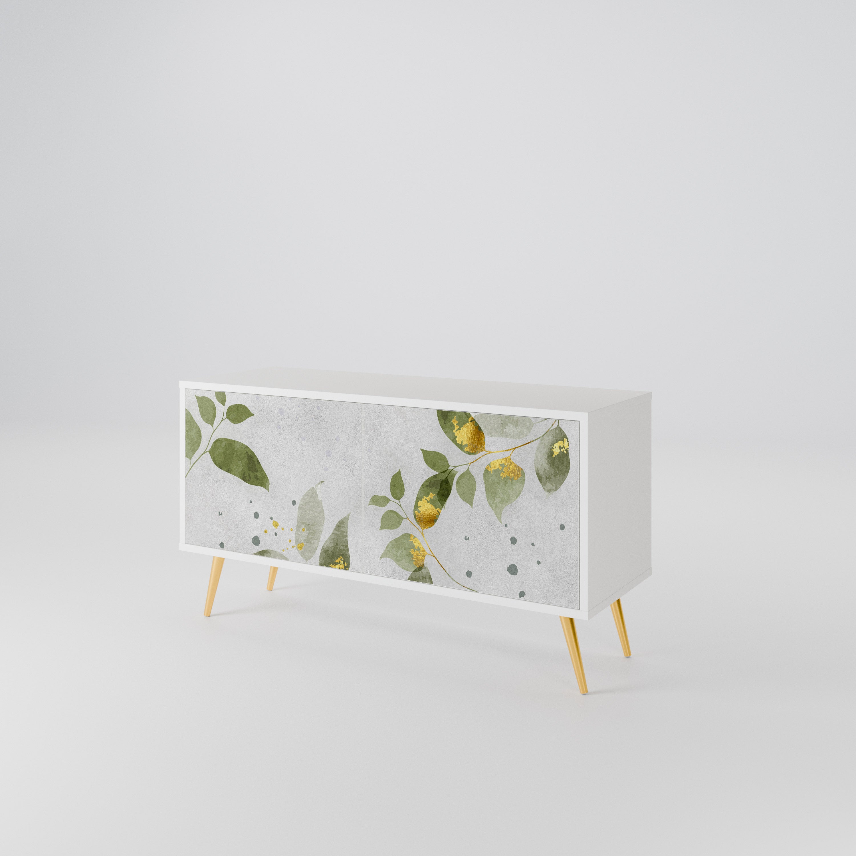 ELEGANT BOTANICS Kompaktowa szafka RTV 2-drzwiowa